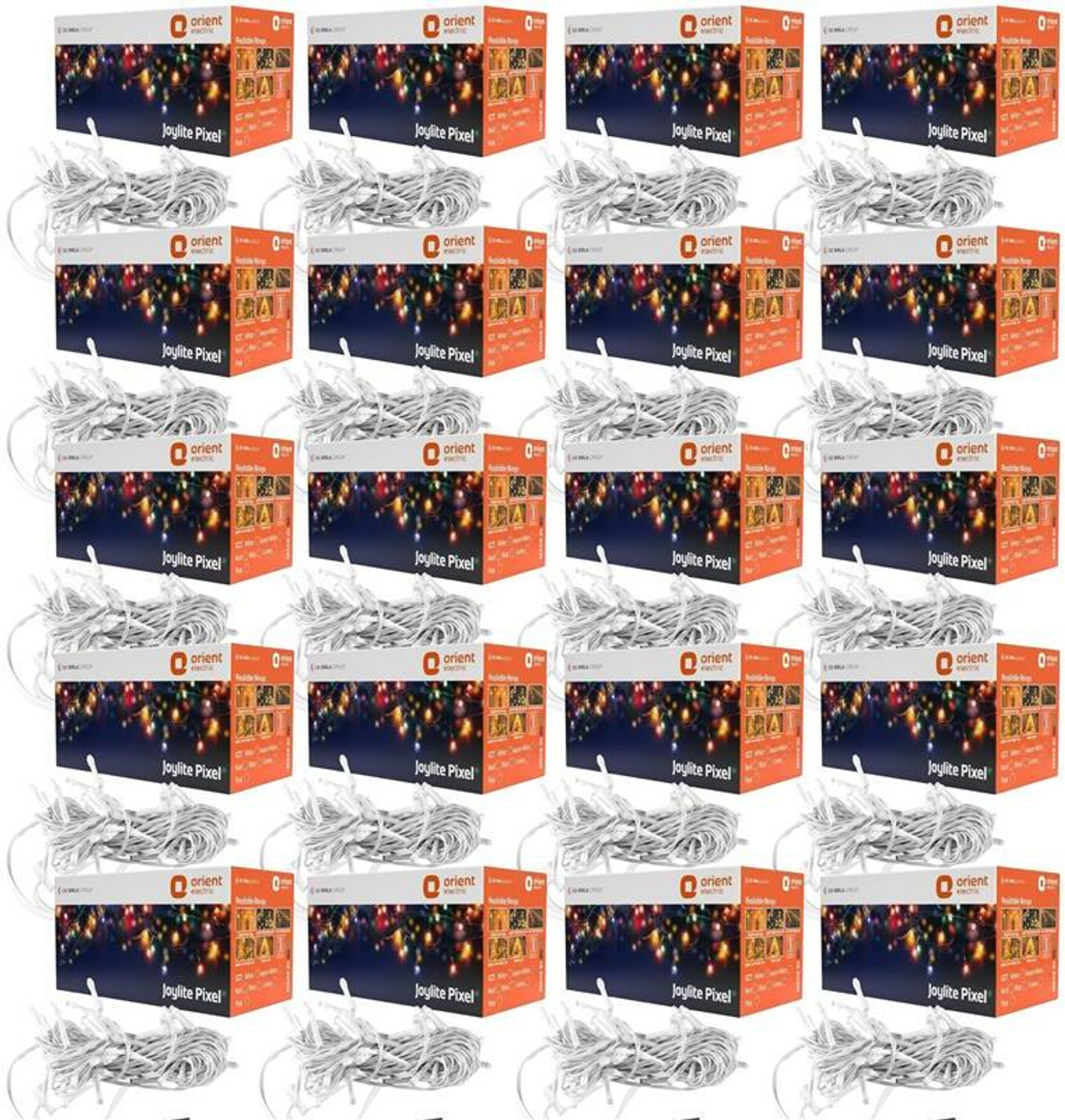 Image of FIZZYTECH 40 LEDs 11 m Multicolor Steady String Rice Lights (Pack of 20)