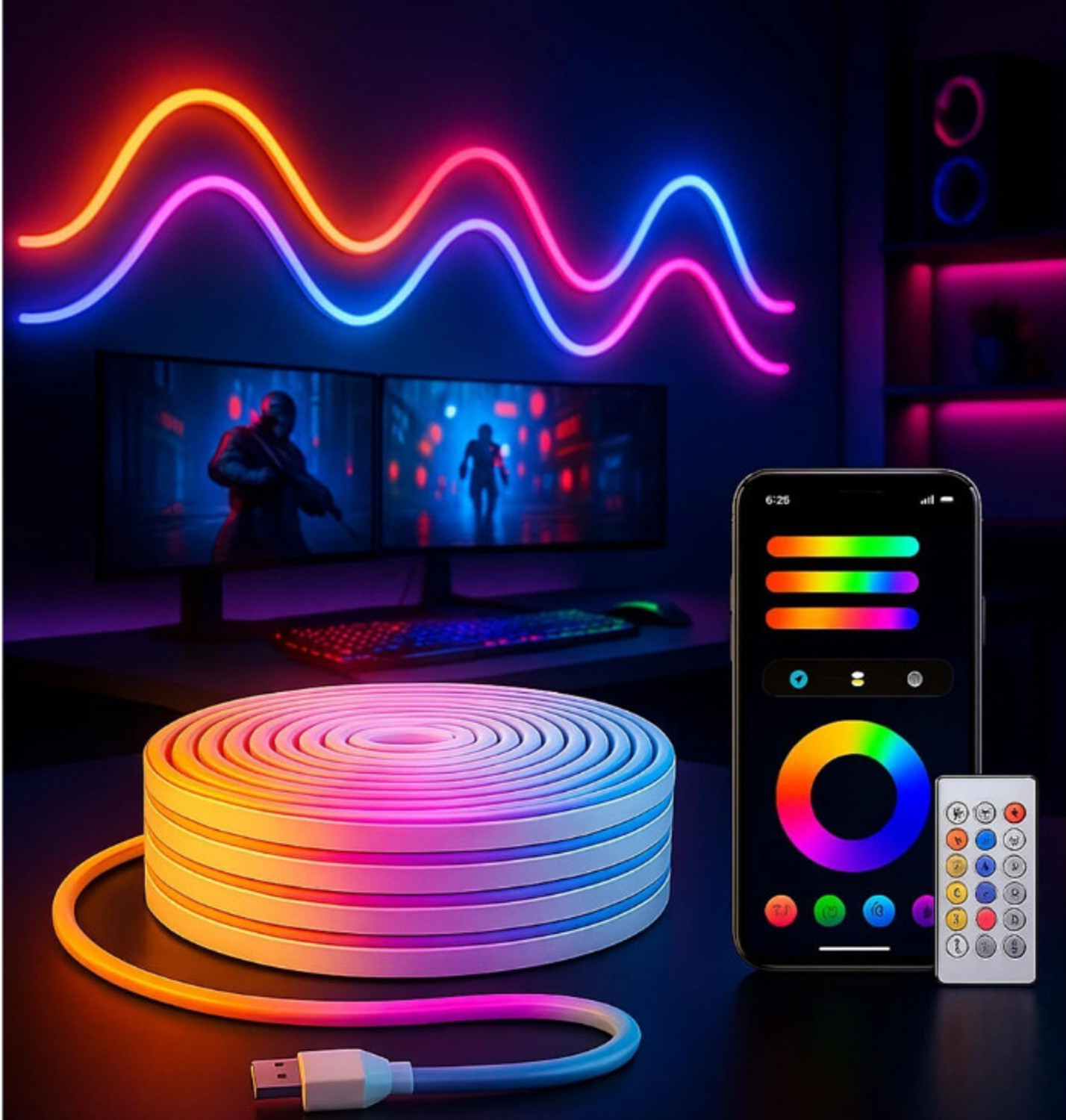 One94Store 300 LEDs 5 m Multicolor Flickering, Color Changing, Steady String Rice Lights - Image 6