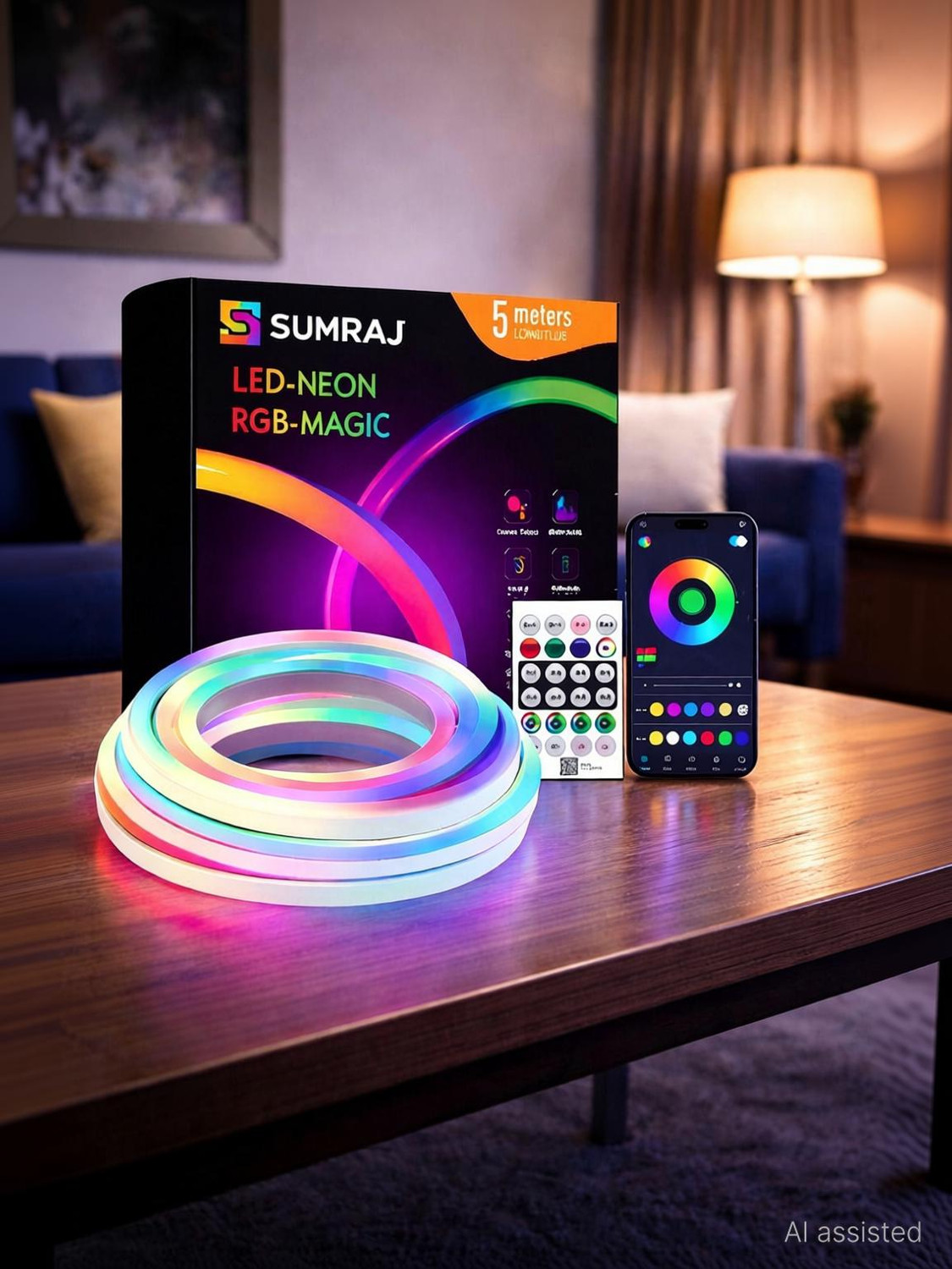 sumraj 500 LEDs 5m Multicolor Strip Lights - Image 1