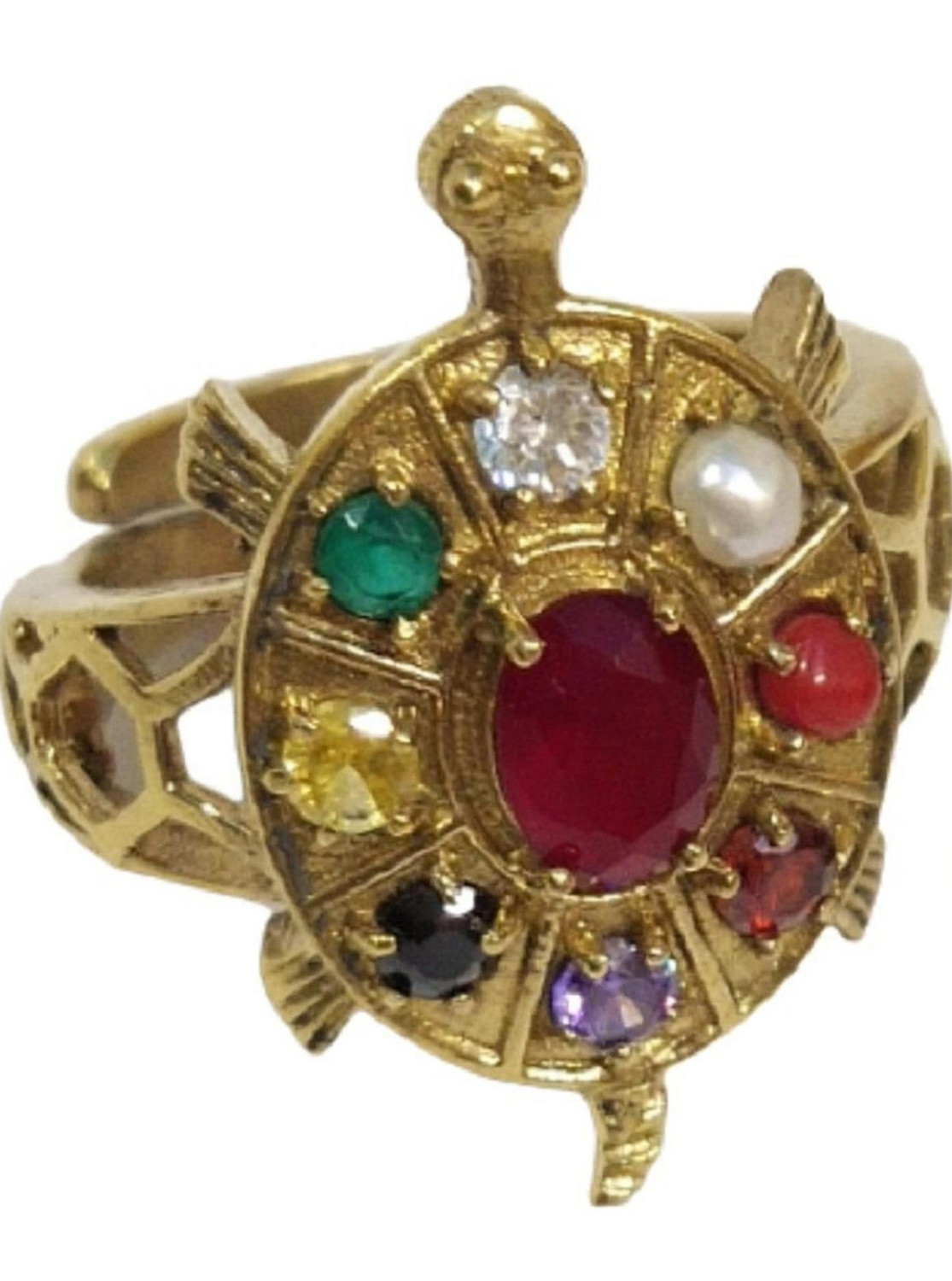 Image of AL Minza Stainless Steel Silver Plated Ring