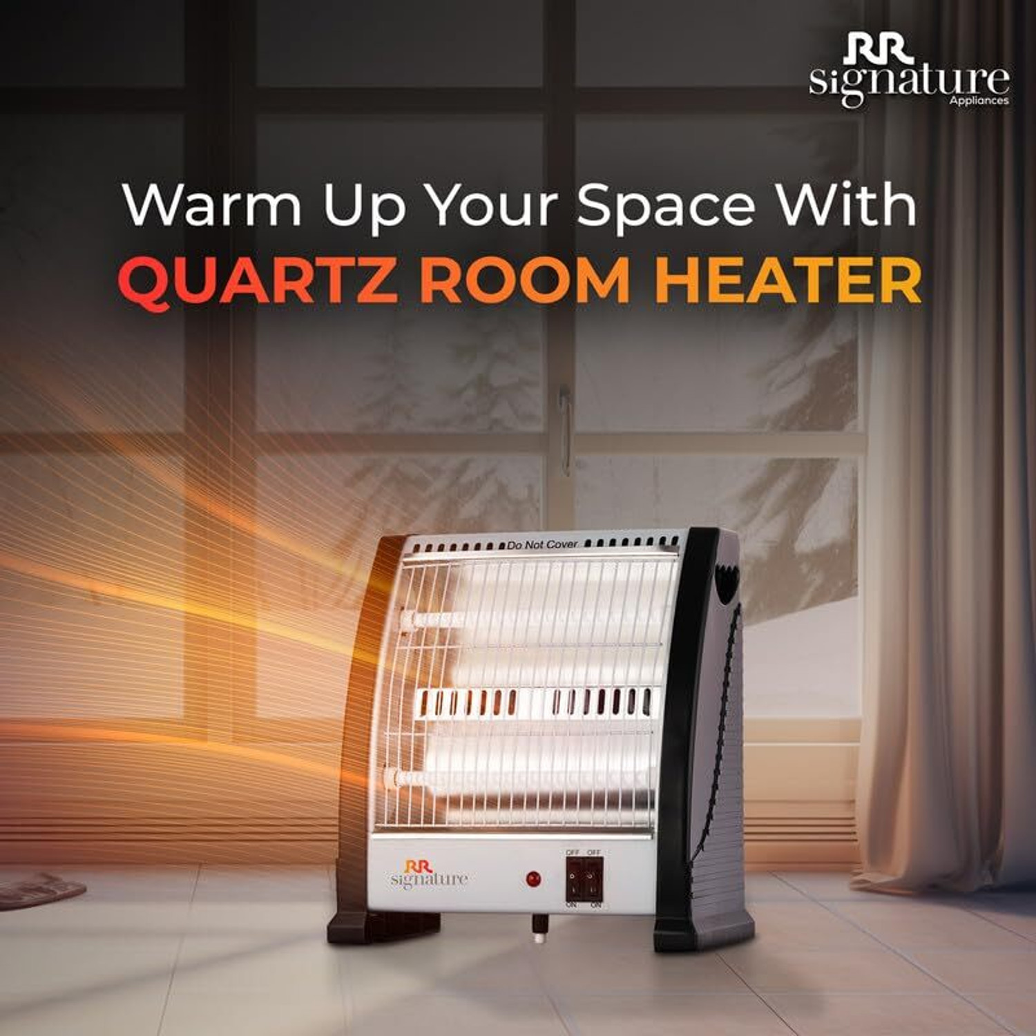 Image of RR TPAQRHA3A8L08 QZ-209 Quartz Room Heater Quartz Room Heater