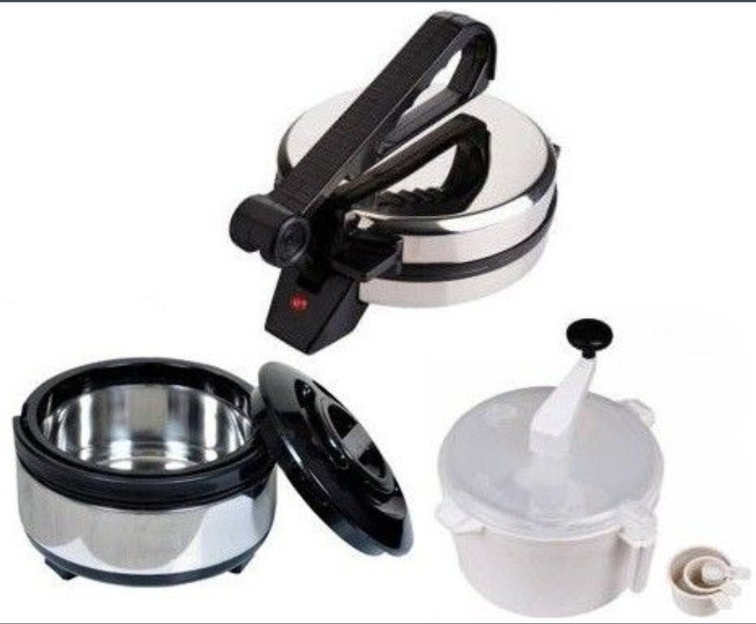 Image of Sunblaze Non Stick Electric 900 Watt Efficiency ISI Approved Roti and Khakra Maker