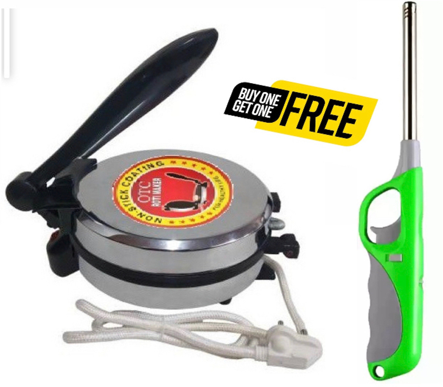 Image of DIGISMART Electric Multi Maker Automatic Super smooth Non-Stick Coating Cool Touch Handle Roti and Khakra Maker