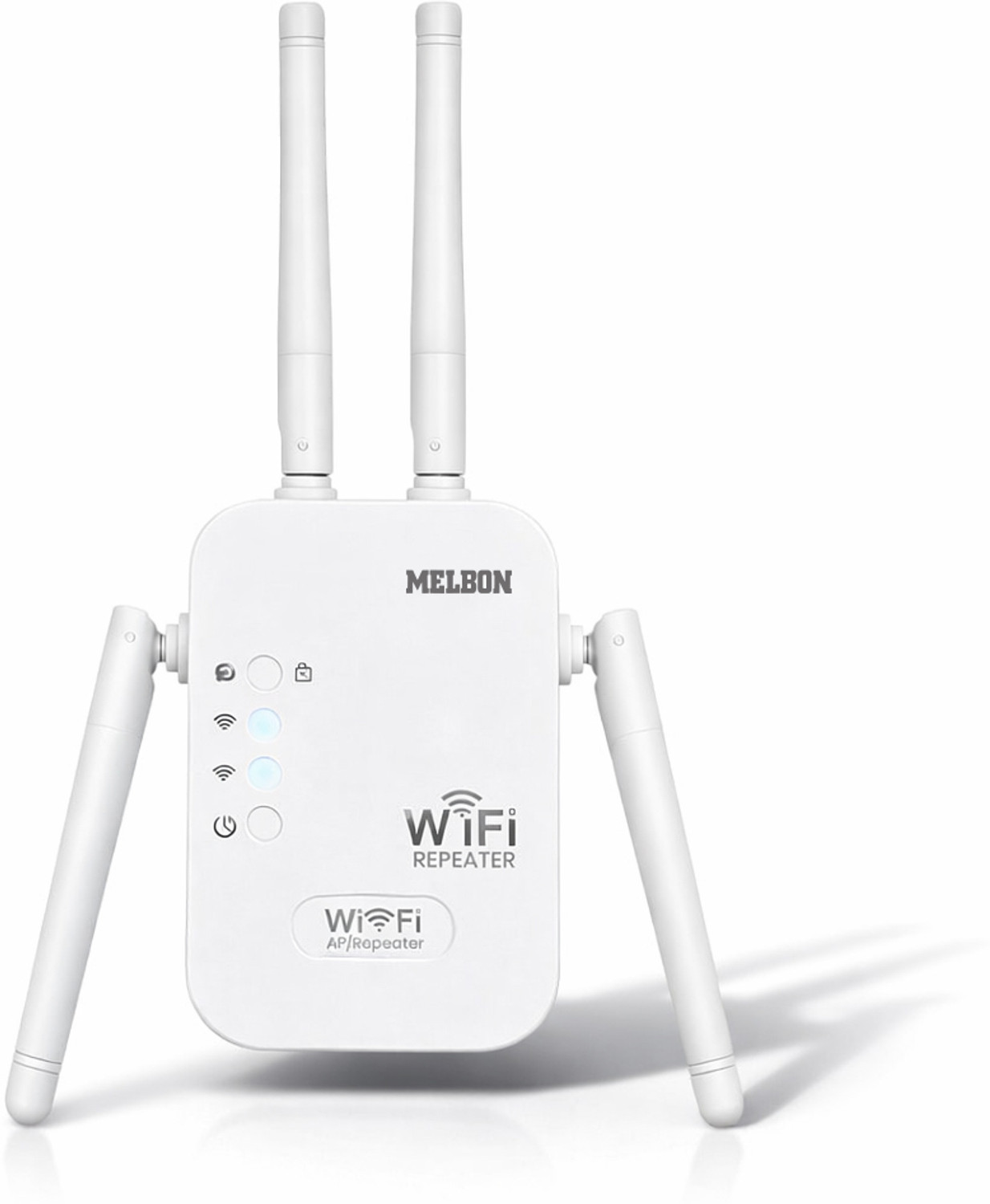 Image of GameSir Wi-Fi Extender Up to 300Mbps WiFi Repeaters WiFi Range Extender 2.4 GHz 300 Mbps Wifi Speed Dual Band External Antenna Ethernet (Cable Broadband) (White)