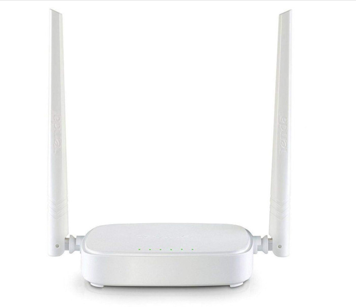 Image of TENDA N300 Wireless Router 2.4 GHz 300 Mbps Wifi Speed Single Band External Antenna ADSL (Telephone) (White)