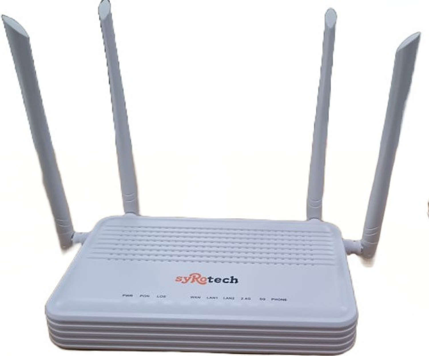 Image of alphion ASEEE-1444 ONT GPON AND EPON Wireless Router 5 GHz, 2.4 GHz 1200 Mbps Wifi Speed Dual Band External Antenna Access Point Mode, Ethernet (Cable Broadband), Both (Ethernet and ADSL) (Black)