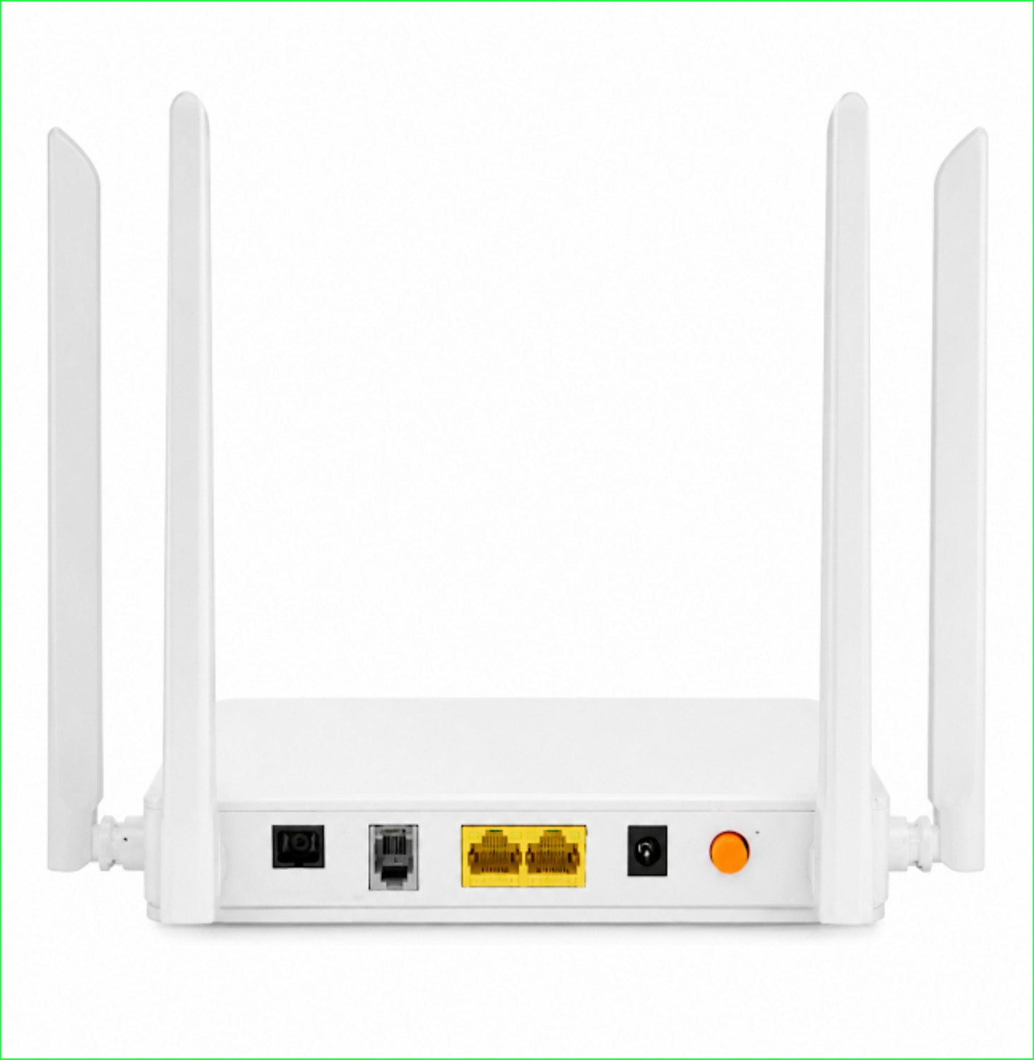 Image of alphion ASEEE-1444 ONT GPON AND EPON Wireless Router 5 GHz, 2.4 GHz 1200 Mbps Wifi Speed Dual Band External Antenna Access Point Mode, Ethernet (Cable Broadband), Both (Ethernet and ADSL) (Black)