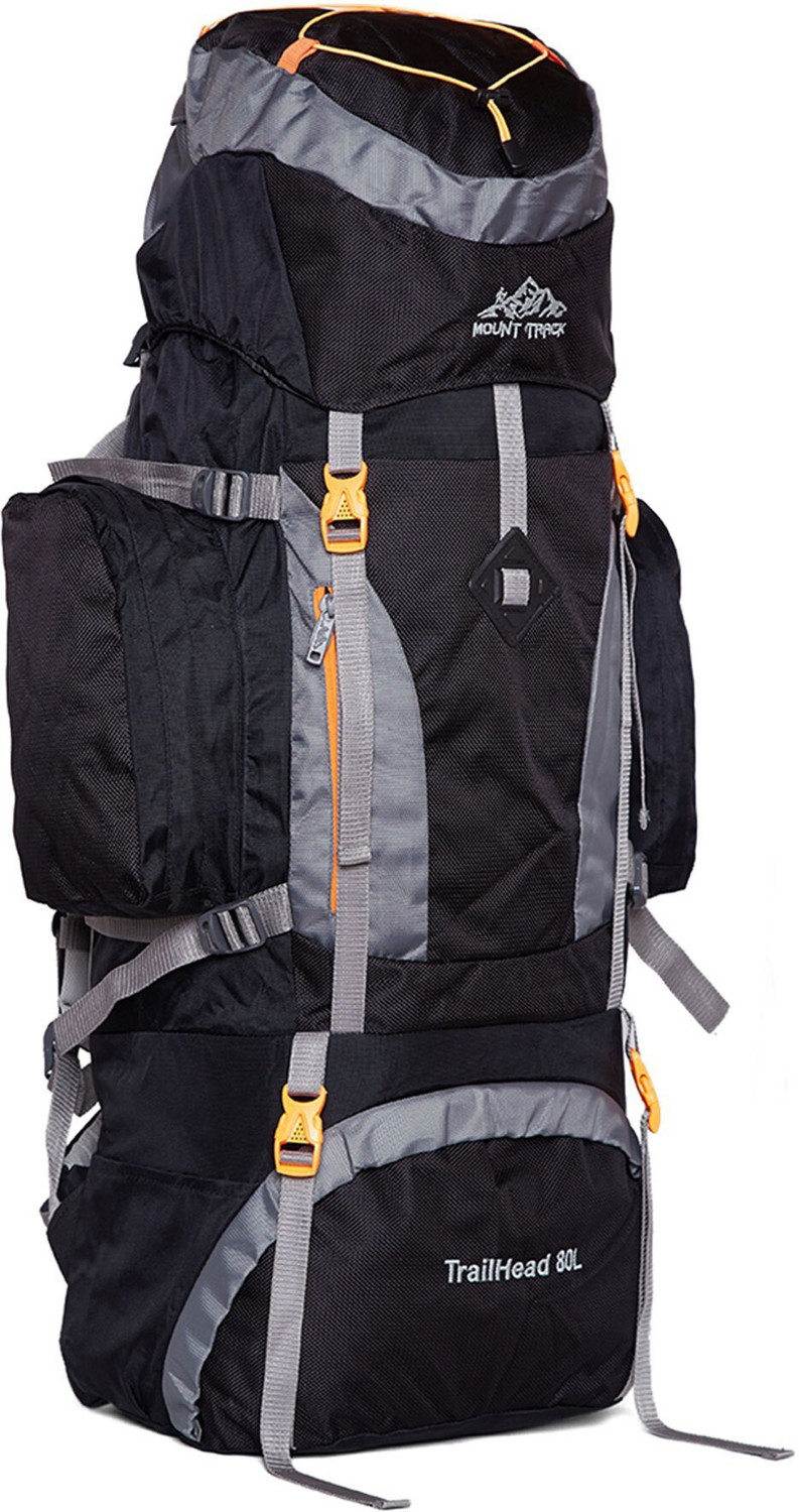 Image of MOUNT TRACK 80ltrLarge Waterproof Travel rucksack for Men & Women Rucksack - 80 L (Black)