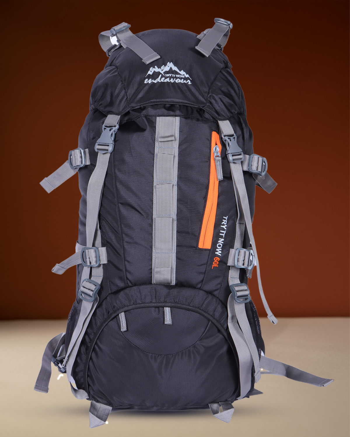 Image of MOUNT TRACK 80ltrLarge Waterproof Travel rucksack for Men & Women Rucksack - 80 L (Black)