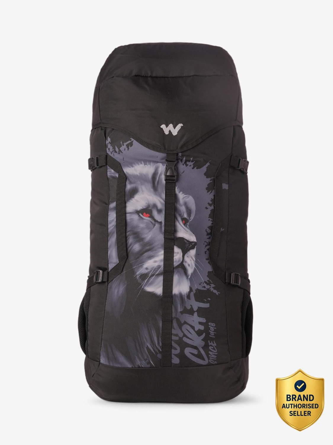 Image of Tripole Terra Backpacking and Trekking Rucksack with Front Opening, Rain Cover Rucksack - 50 L (Green)
