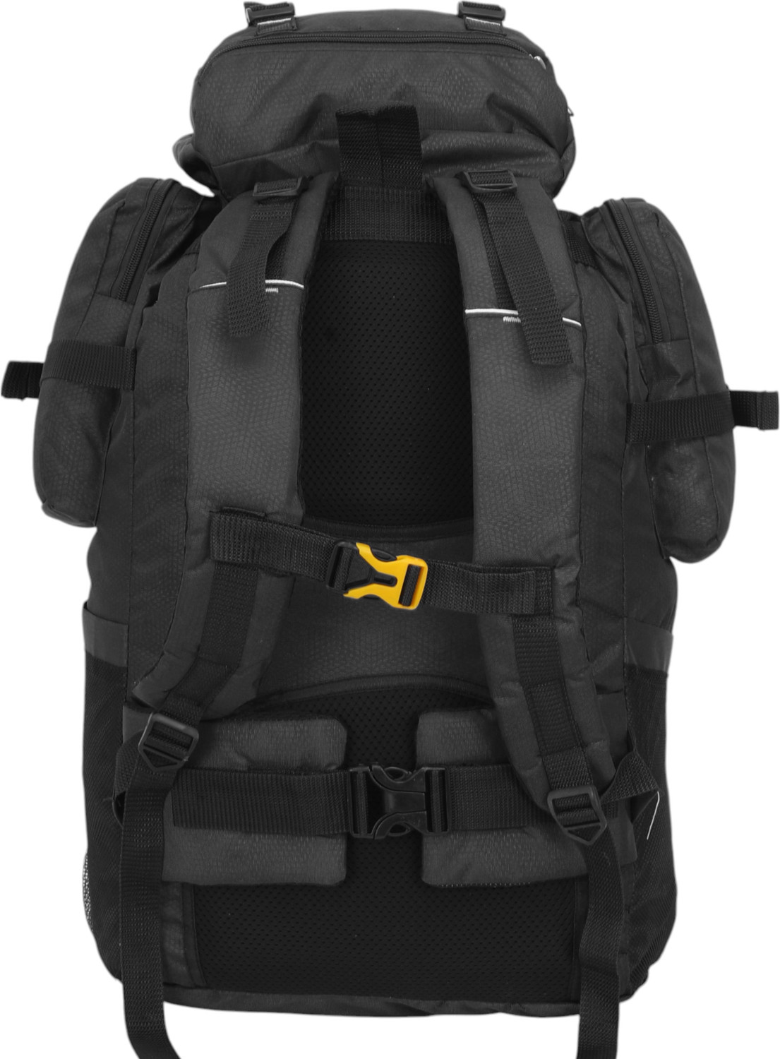Image of WROGN Trekking Rucksack for Travel - Waterproof, Lightweight & Spacious Pack Rucksack - 75 L (Black)