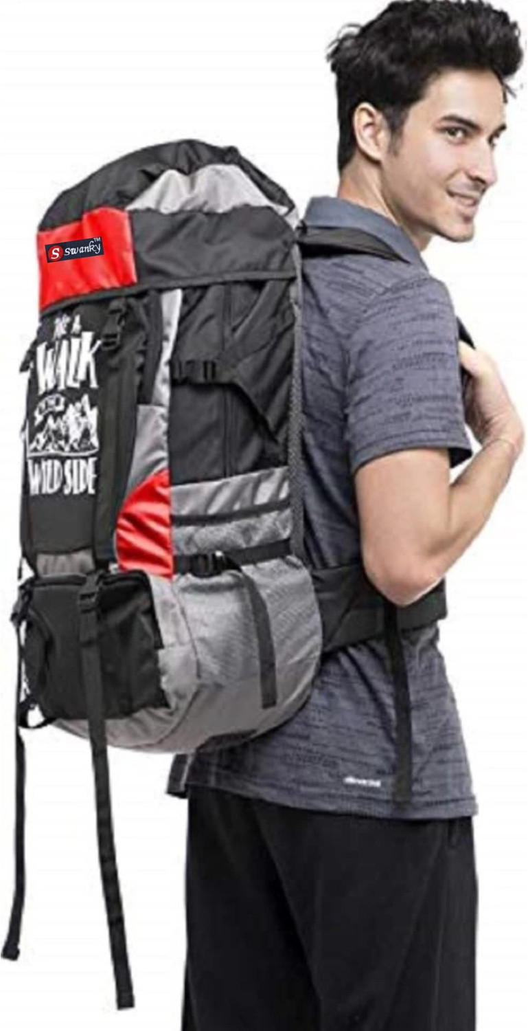 Image of Swanky Rucksack Backpack Luggage for Travel Hiking Bags Tracking Women Men Bag CAMPING (Rucksack)