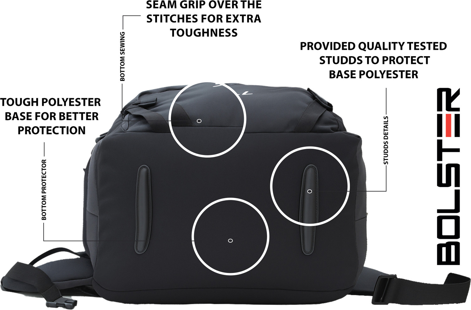 Image of BOLSTER 95L TRAVEL HIKING RUCKSACK TRAVEL BACKPACK FOR ADVENTURES TREKS 1 YEAR WARRANTY (Grey, Rucksack)