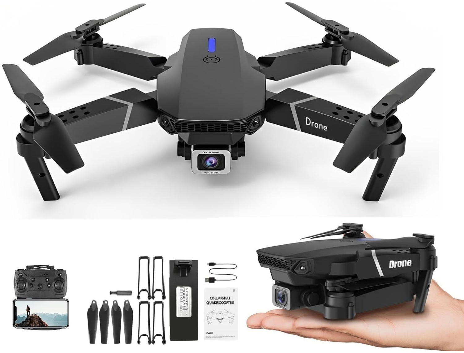 Moxii E88 Pro Dual Camera Foldable Drone Drone Price in India - Buy Moxii E88 Pro Dual Camera Foldable Drone Drone online at Flipkart.com