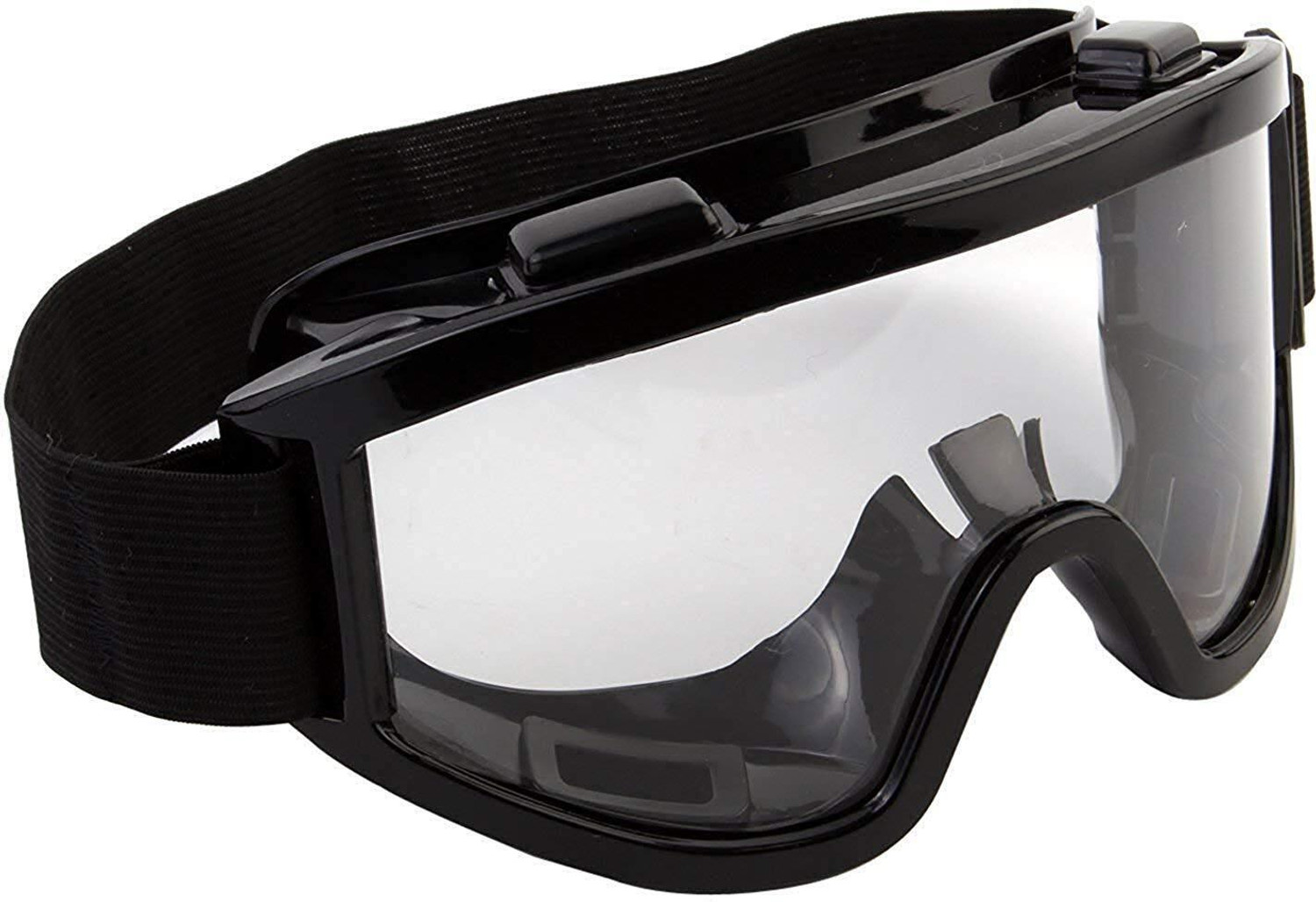 Image of AirSound Big Frame Swim Goggles UV & Fog Resistant with Case - Adults (Black)