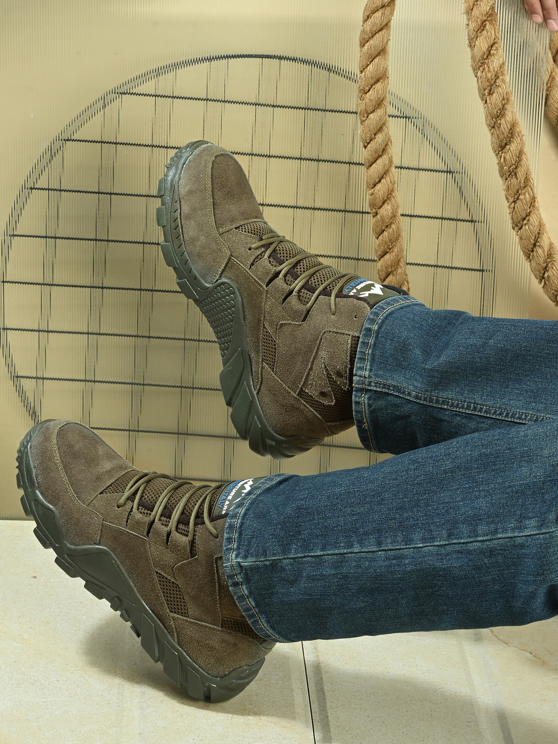 Image of Eego Italy Steel Toe Genuine Leather Safety Shoe (Grey, S1, Size 8)