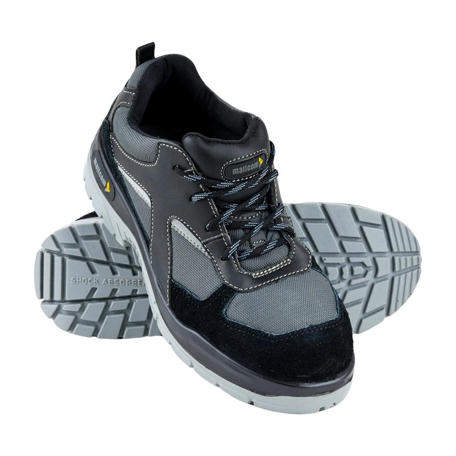 Image of Joker Steel Toe Leather Safety Shoe (Black, S1, Size 8)
