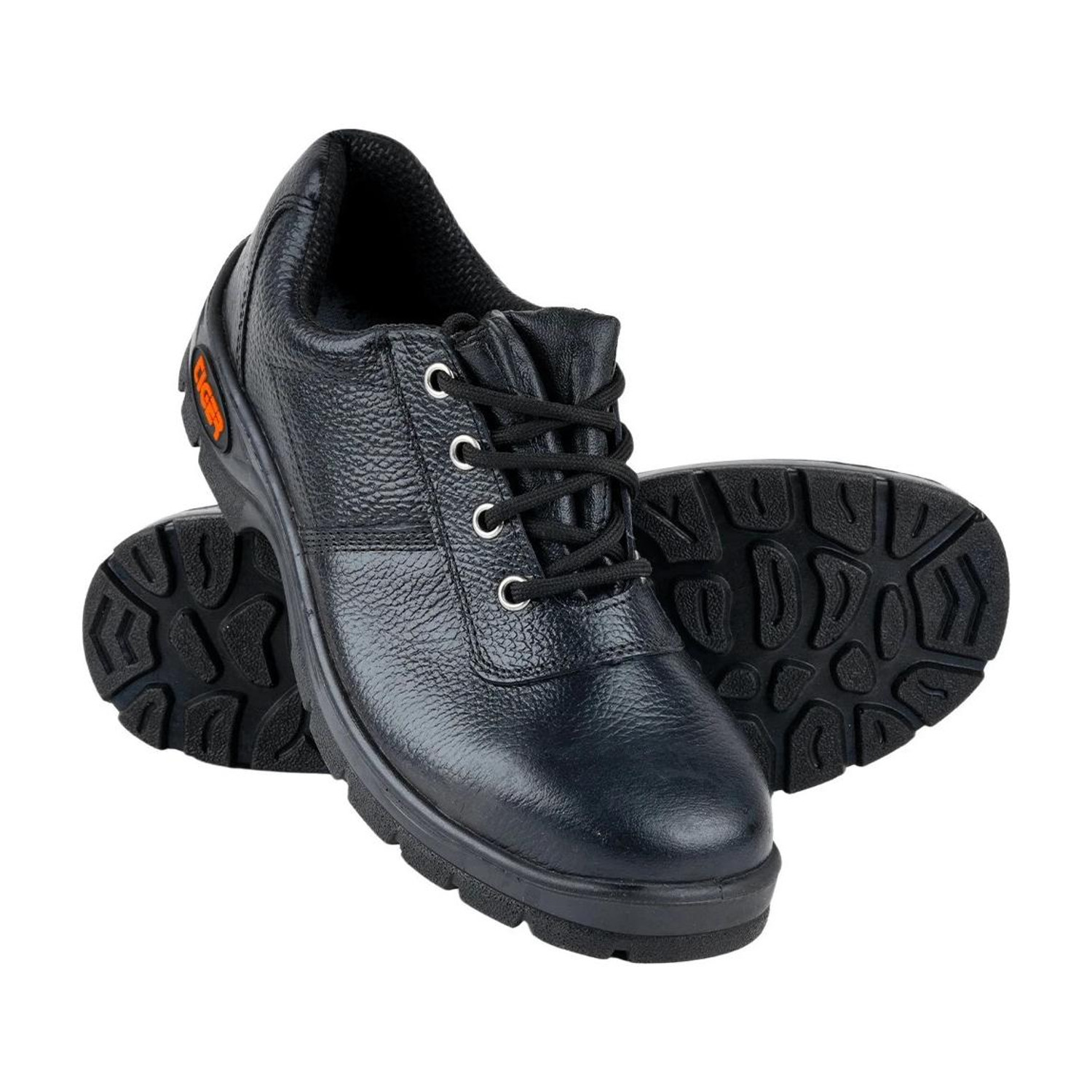 Image of Joker Steel Toe Leather Safety Shoe (Black, S1, Size 8)
