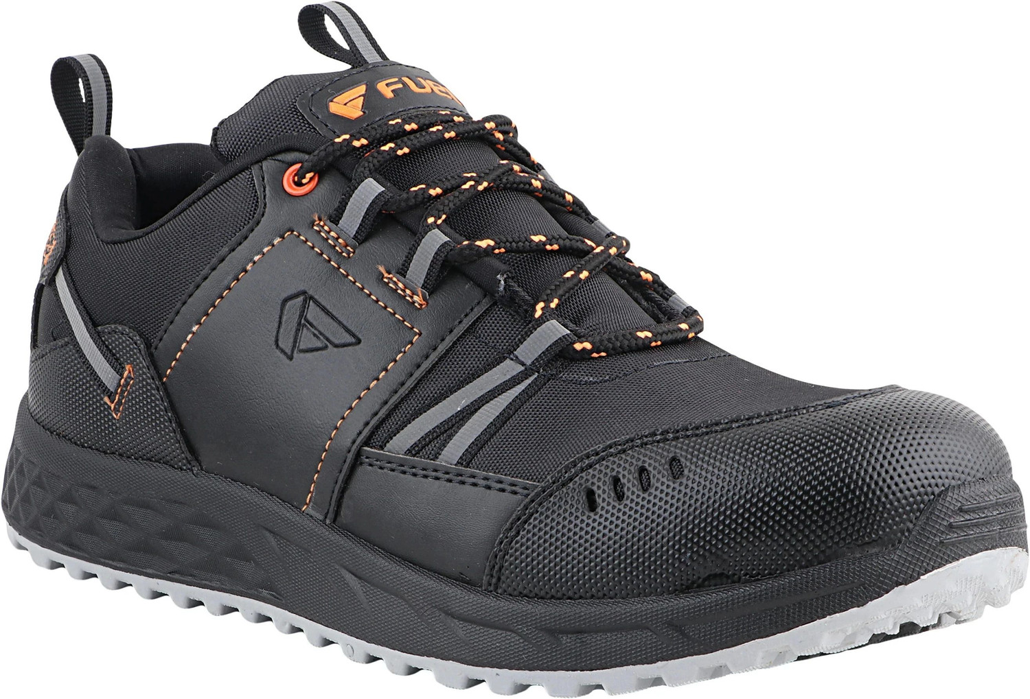 Image of FUEL Composite Toe Fabric Safety Shoe (Black, Grey, S1, Size 6)