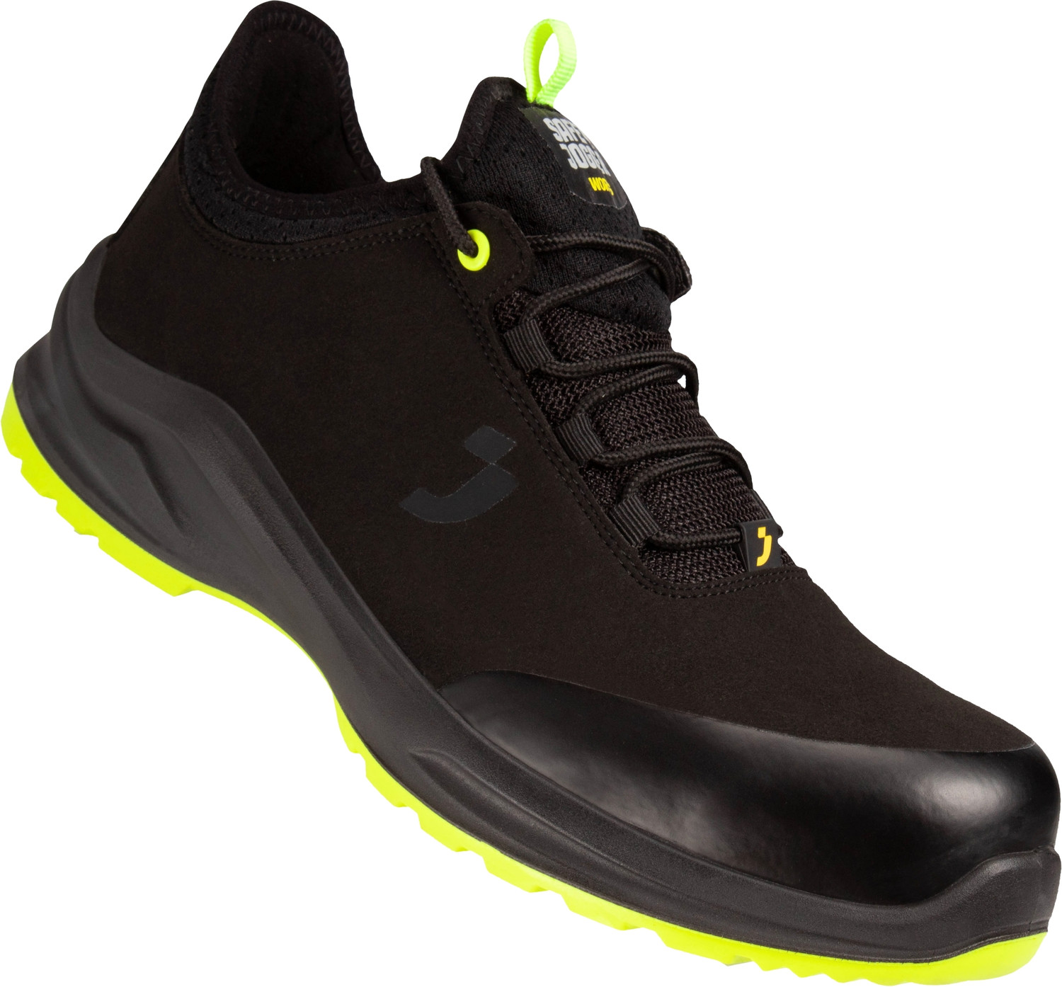 Image of Safety Jogger Alloy Toe Fabric Safety Shoe (Black, S3, Size 8)