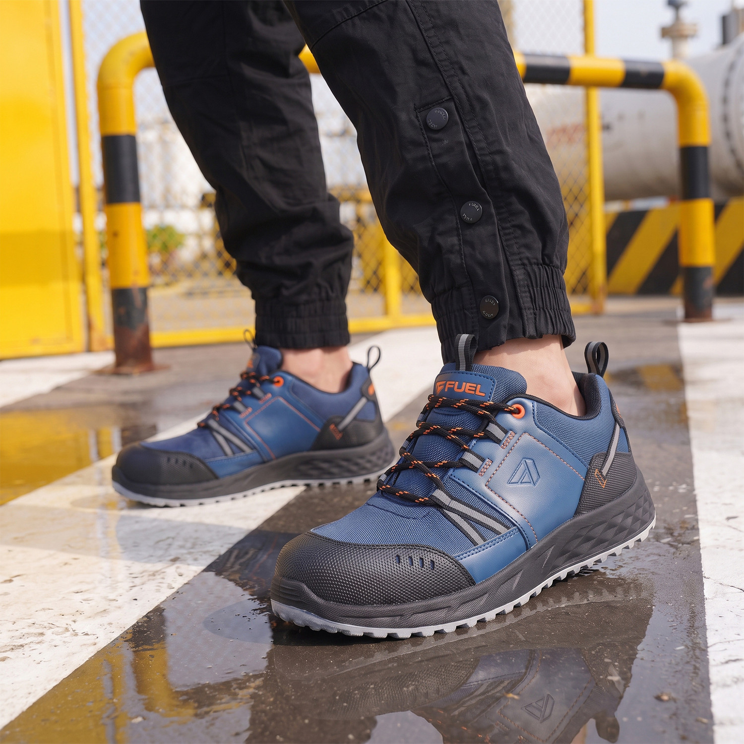 Image of Contablue Steel Toe Grain Leather Safety Shoe (Brown, S2, Size 5)