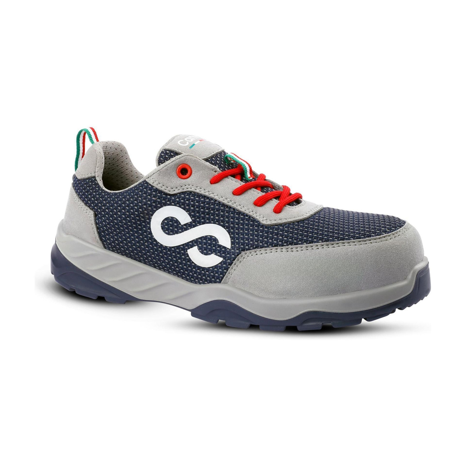 Image of Canvas Club Fiber Toe Synthetic Safety Shoe (Grey, S1, Size 9)