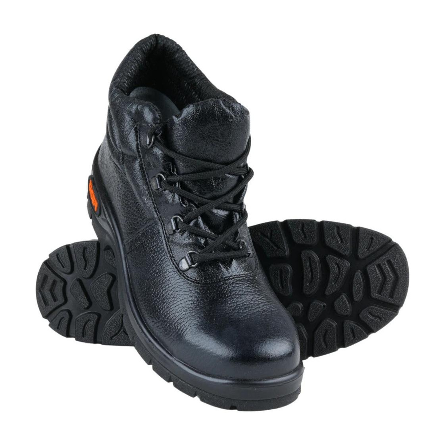 Image of Joker Steel Toe Leather Safety Shoe (Black, S1, Size 8)