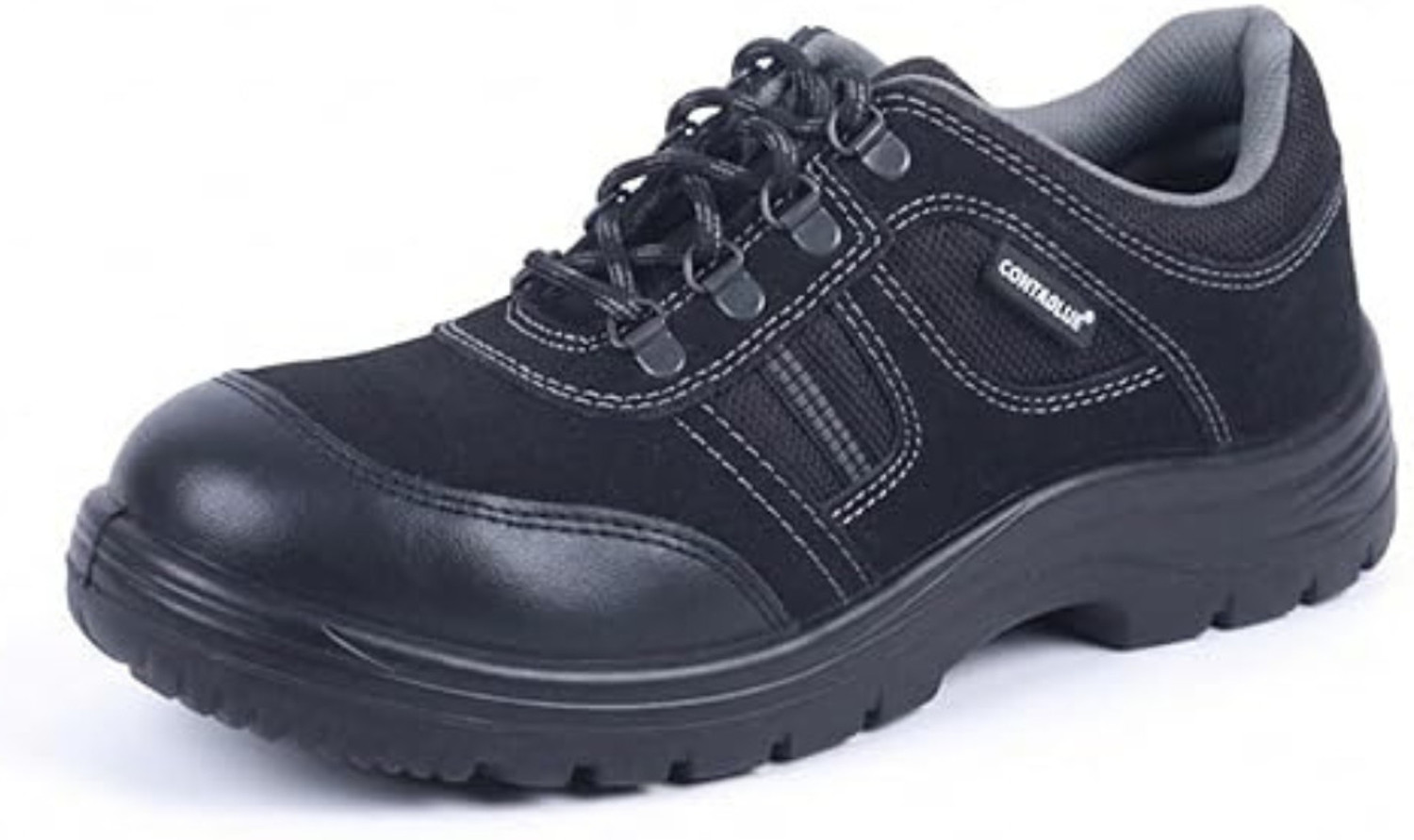 Image of UNISIP Steel Toe Leather Safety Shoe (Black, S1P, Size 7)