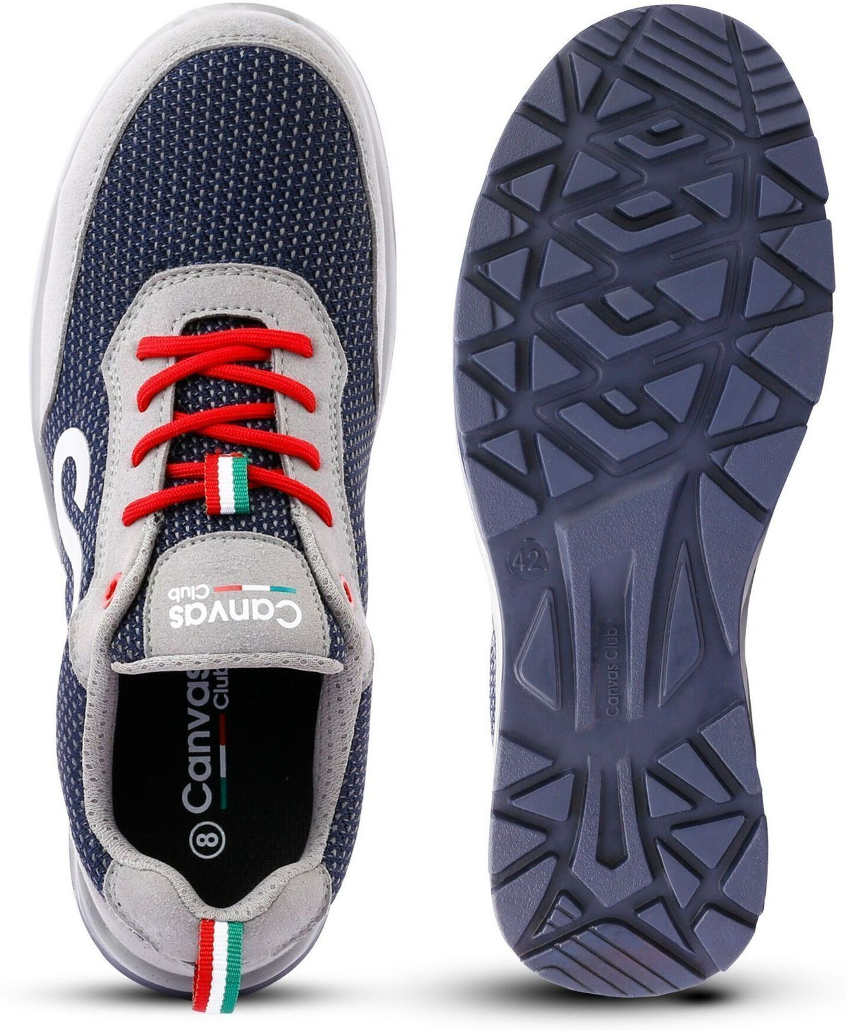 Image of Canvas Club Fiber Toe Synthetic Safety Shoe (Grey, S1, Size 9)