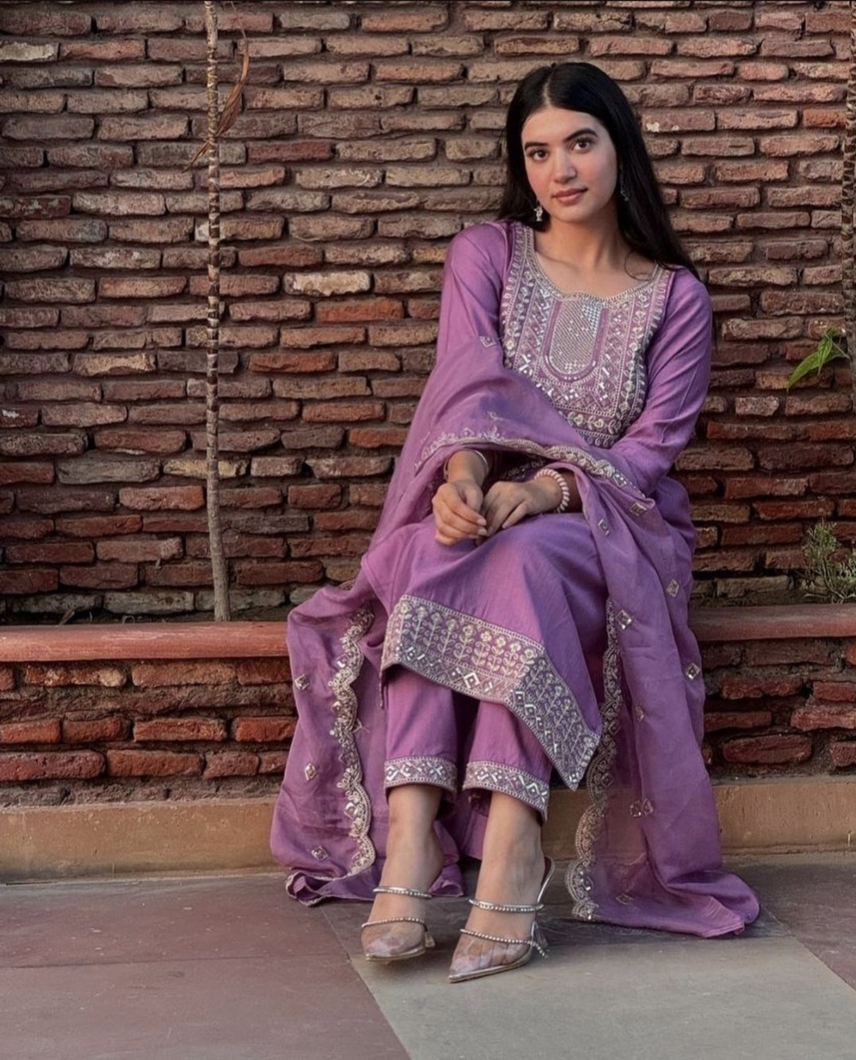 Image of SHISHKALA Printed Kurta, Trouser /Pant & Dupatta Set