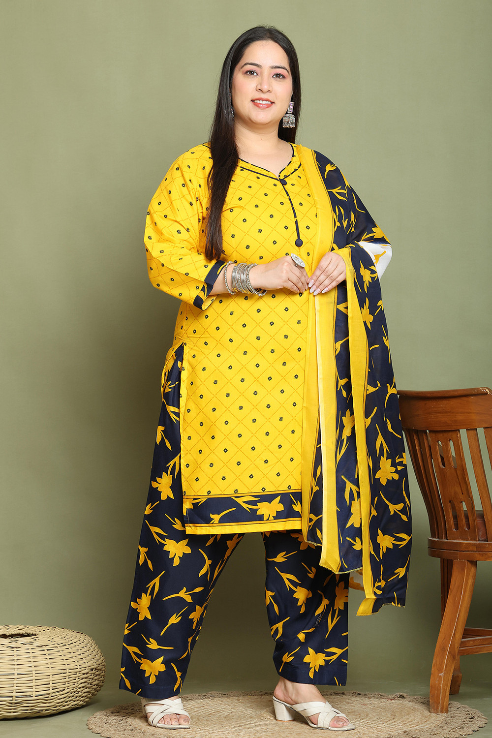 RolyPoly Printed Kurta, Patiala &amp; Dupatta Set - Buy RolyPoly Printed Kurta, Patiala &amp; Dupatta Set Online at Best Prices in India | Flipkart.com