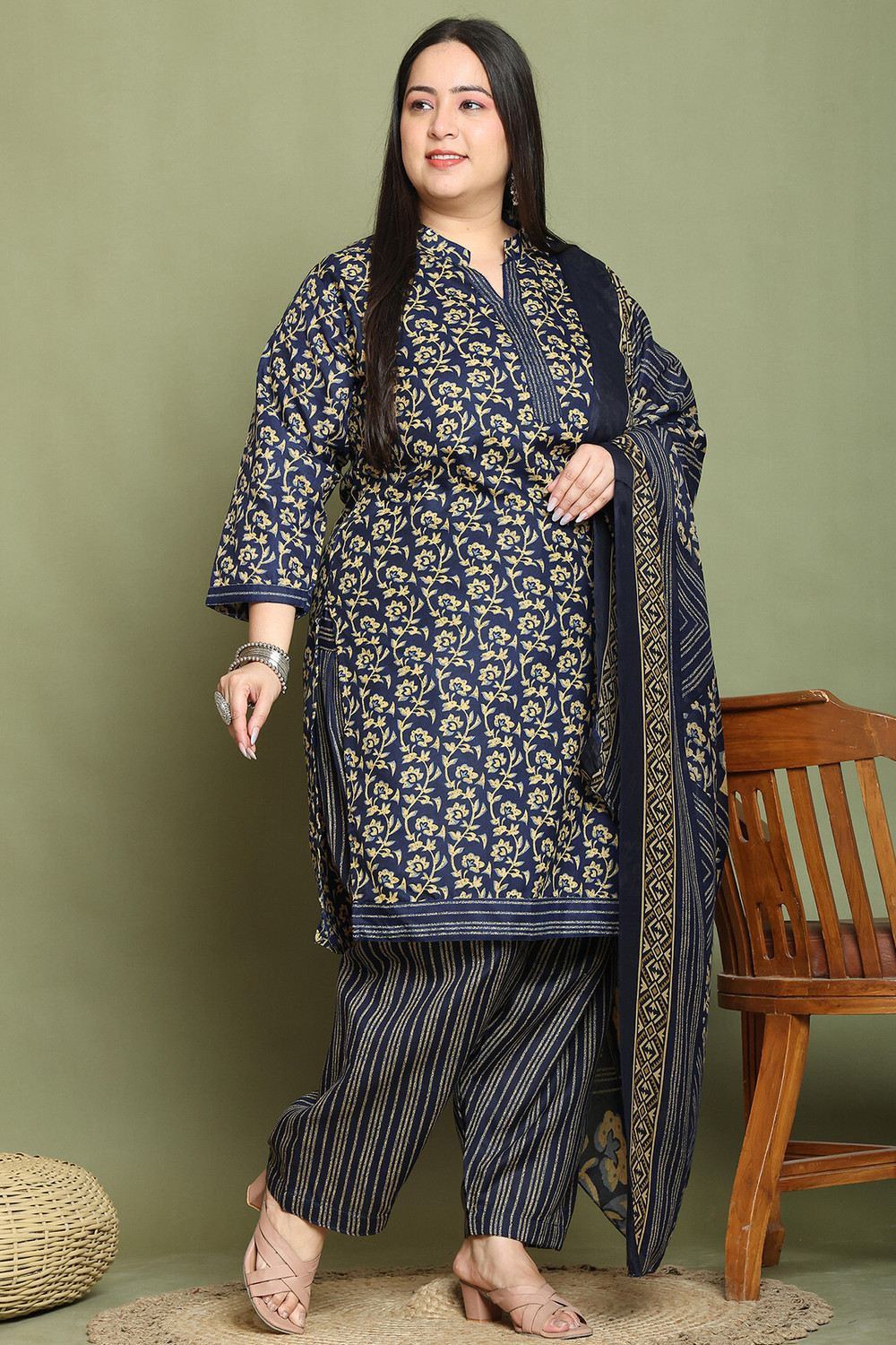 RolyPoly Printed Kurta, Patiala &amp; Dupatta Set - Buy RolyPoly Printed Kurta, Patiala &amp; Dupatta Set Online at Best Prices in India | Flipkart.com