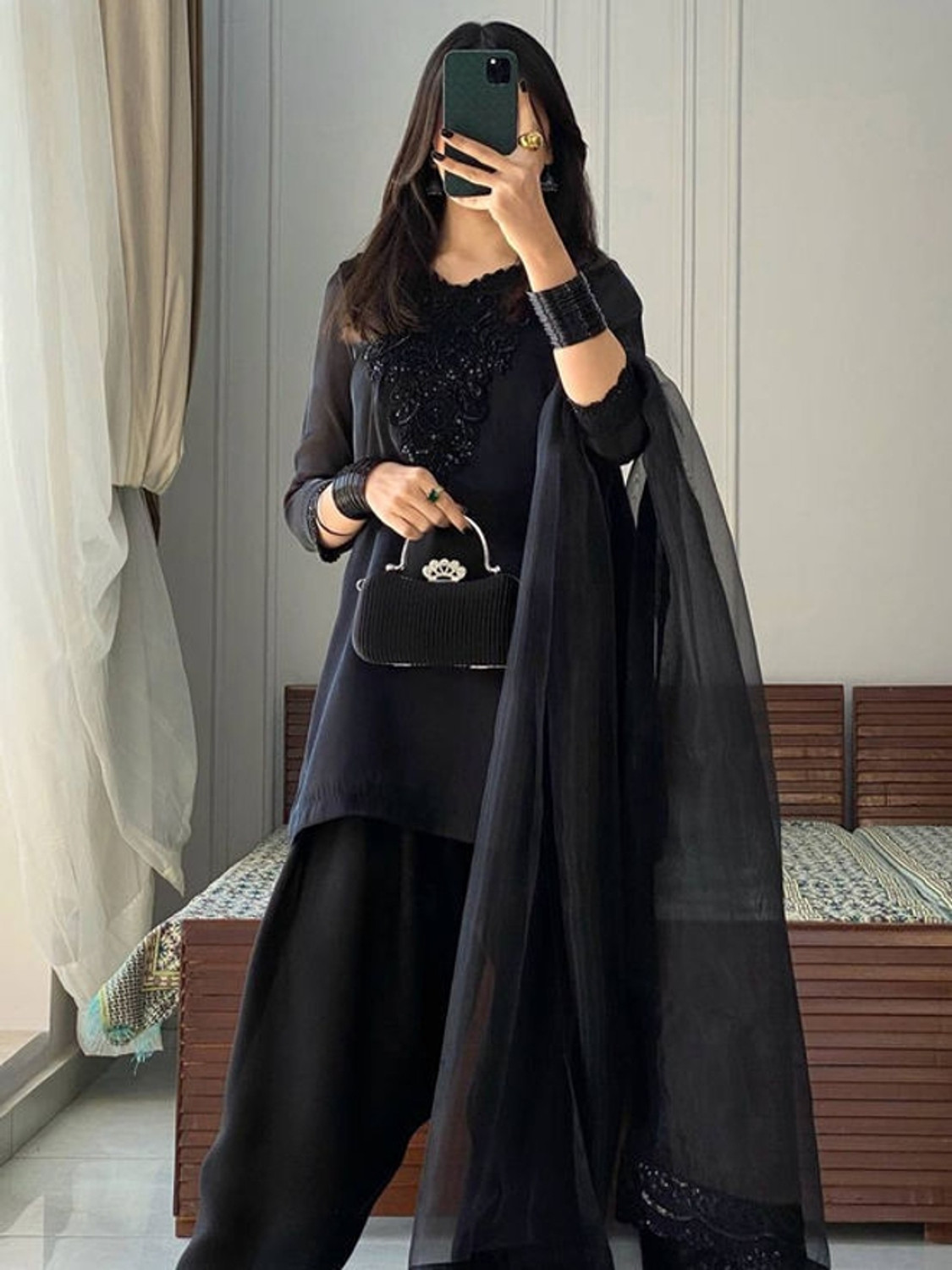 SAWARIYA FASHION Embroidered Kurta, Trouser/Pant Dupatta Set