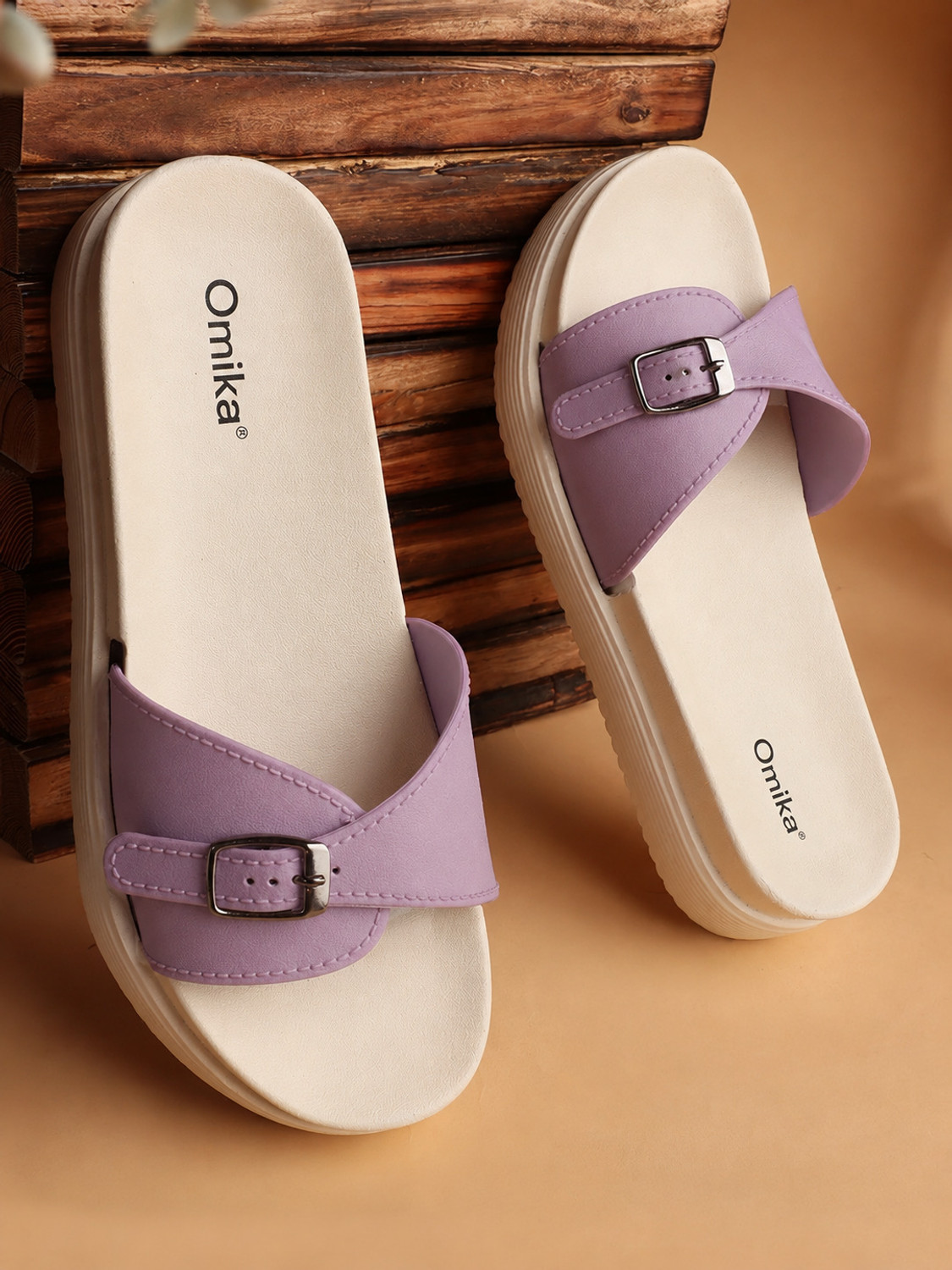 OMIKA Women Purple Flats - Image 5