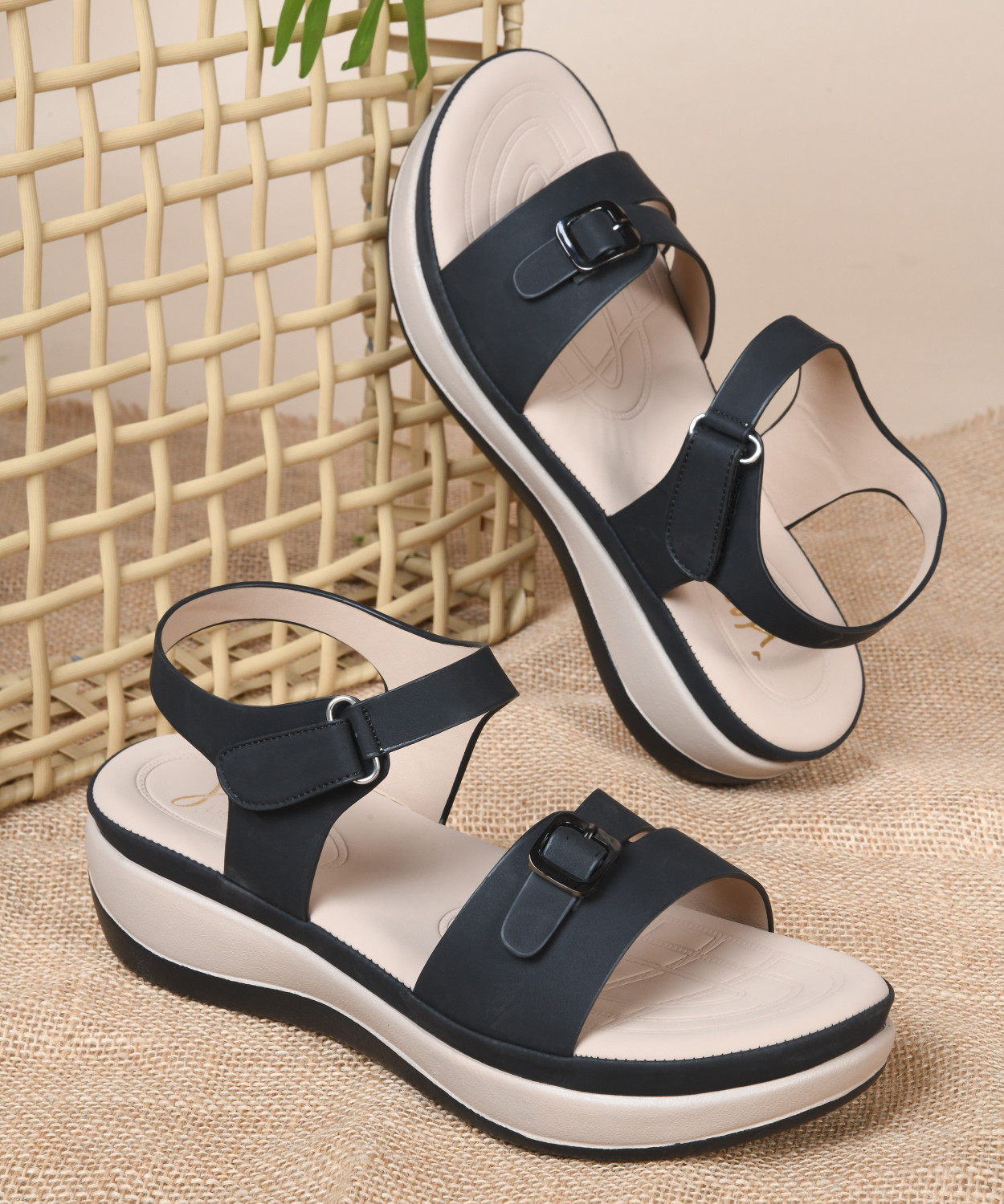 Image of jm looks Women Heels Sandal (Black , 3)