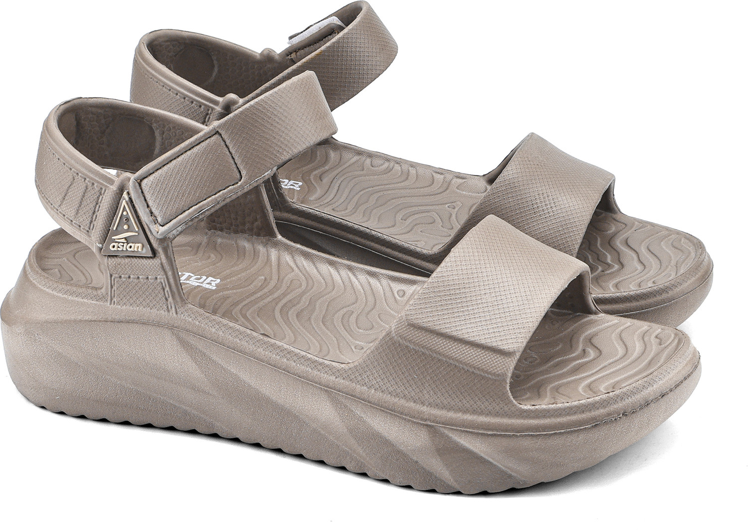 Image of Roadster Women Wedges Sandal (Beige , 6)