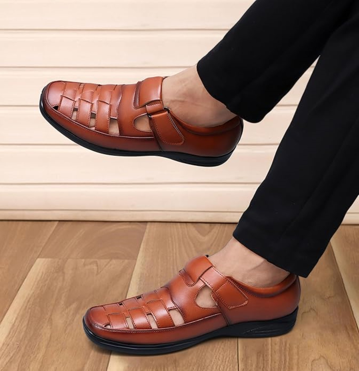 Image of AMICO Men Sandal (Tan , 11)
