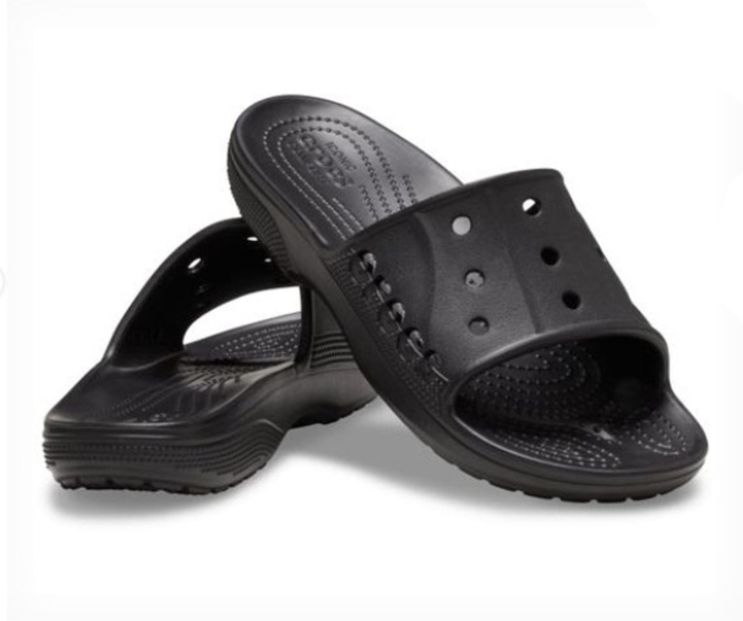 Image of F FAVE Unisex Slides (Black , 11)