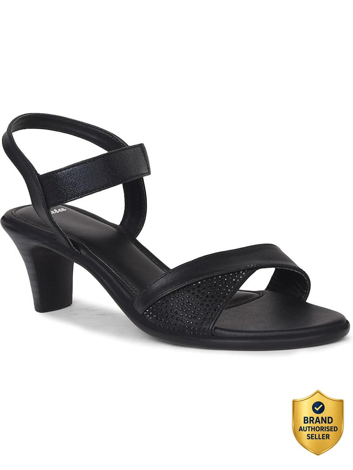 Image of Bata Women Heels Sandal (Grey , 9)
