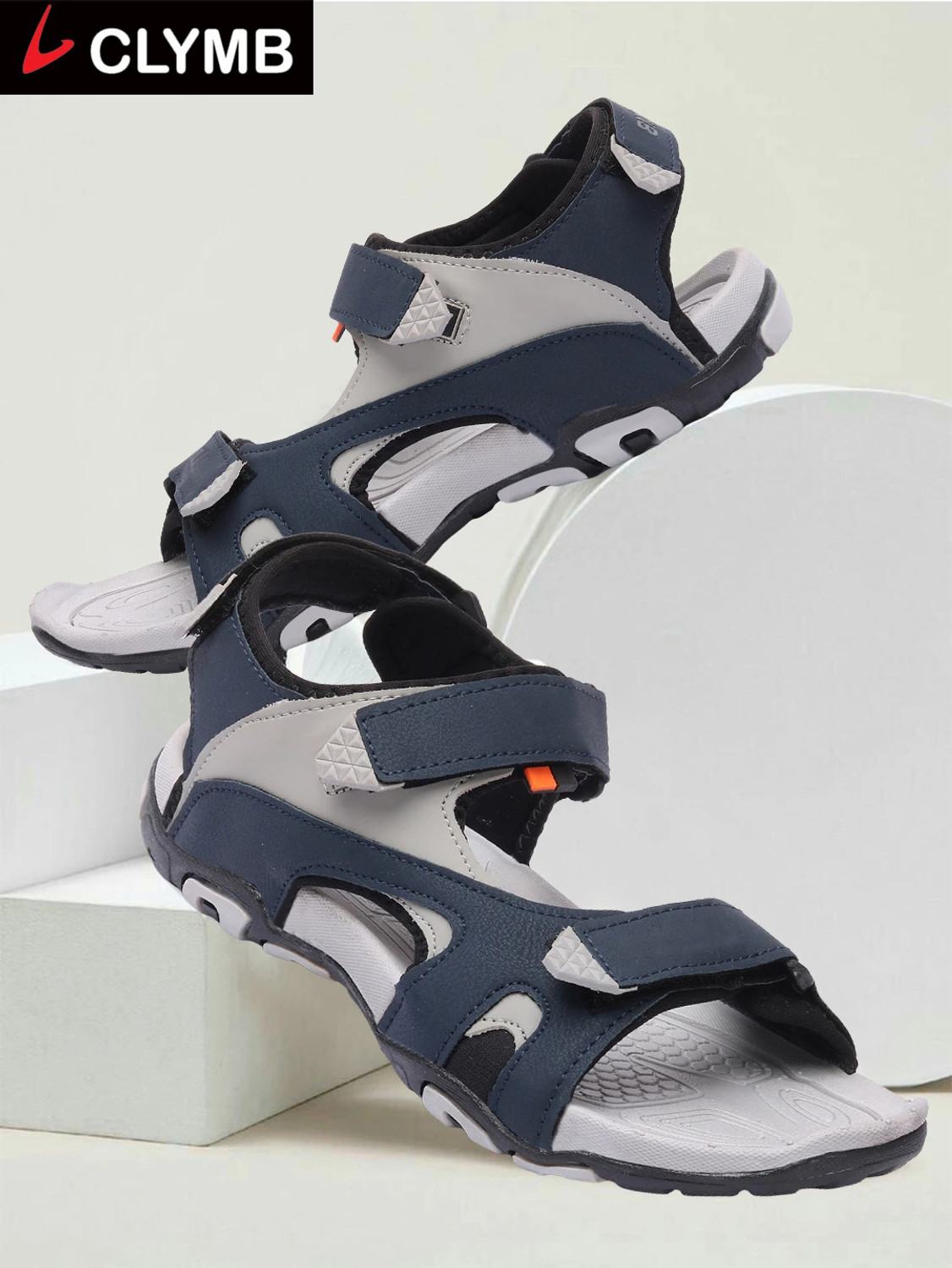Image of DUCKINS Men Sports Sandal (Navy , 10)