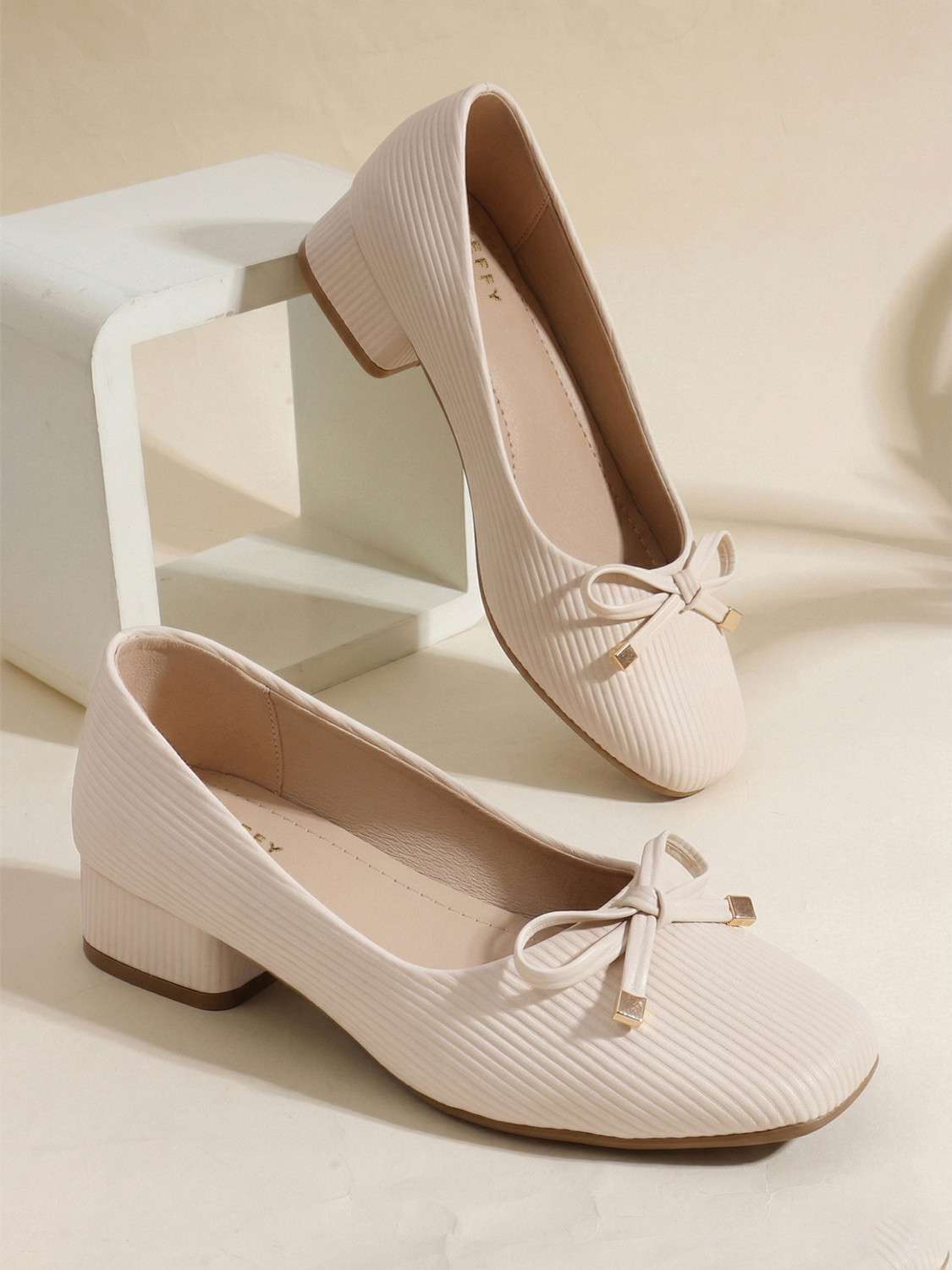 Image of STEFFY Women Heels Sandal (Off White , 5)