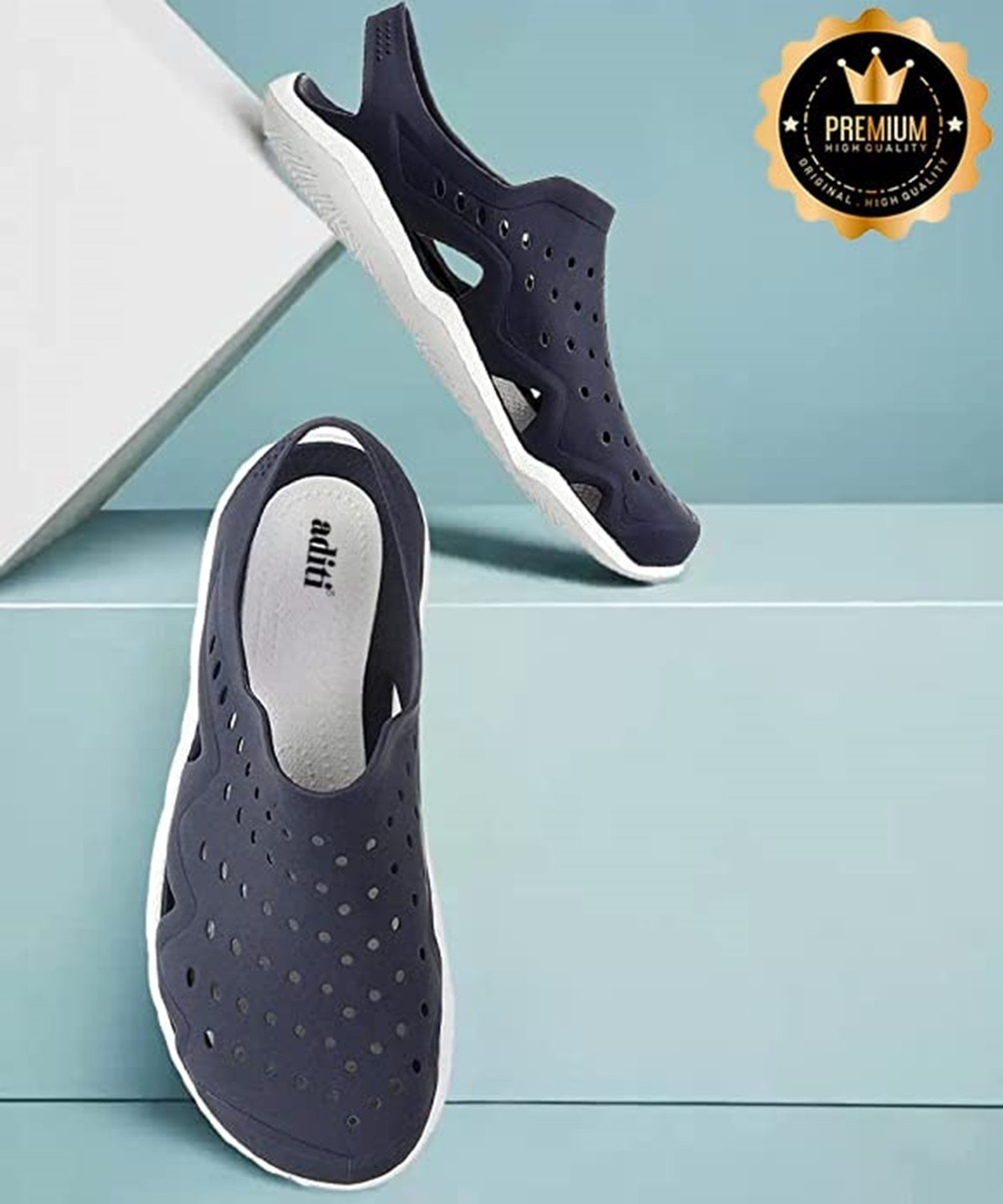 Image of GOKIK Men Clogs Sandal (Blue , 11)