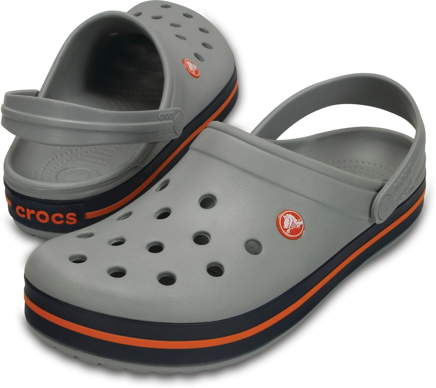 Image of CROCS Unisex Crocband Clogs Sandal (Grey , 12)