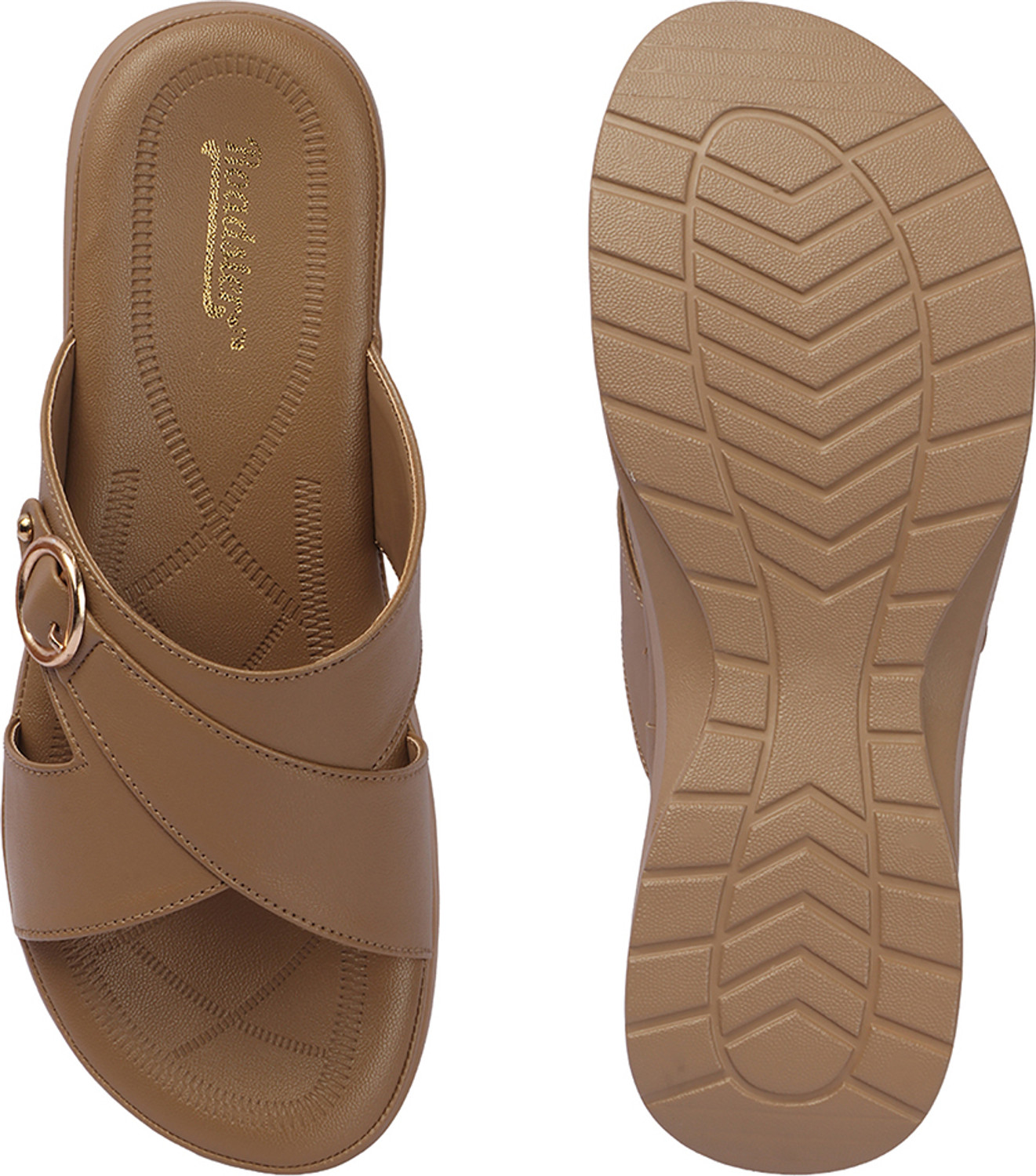 Image of Roadster Women Wedges Sandal (Beige , 6)