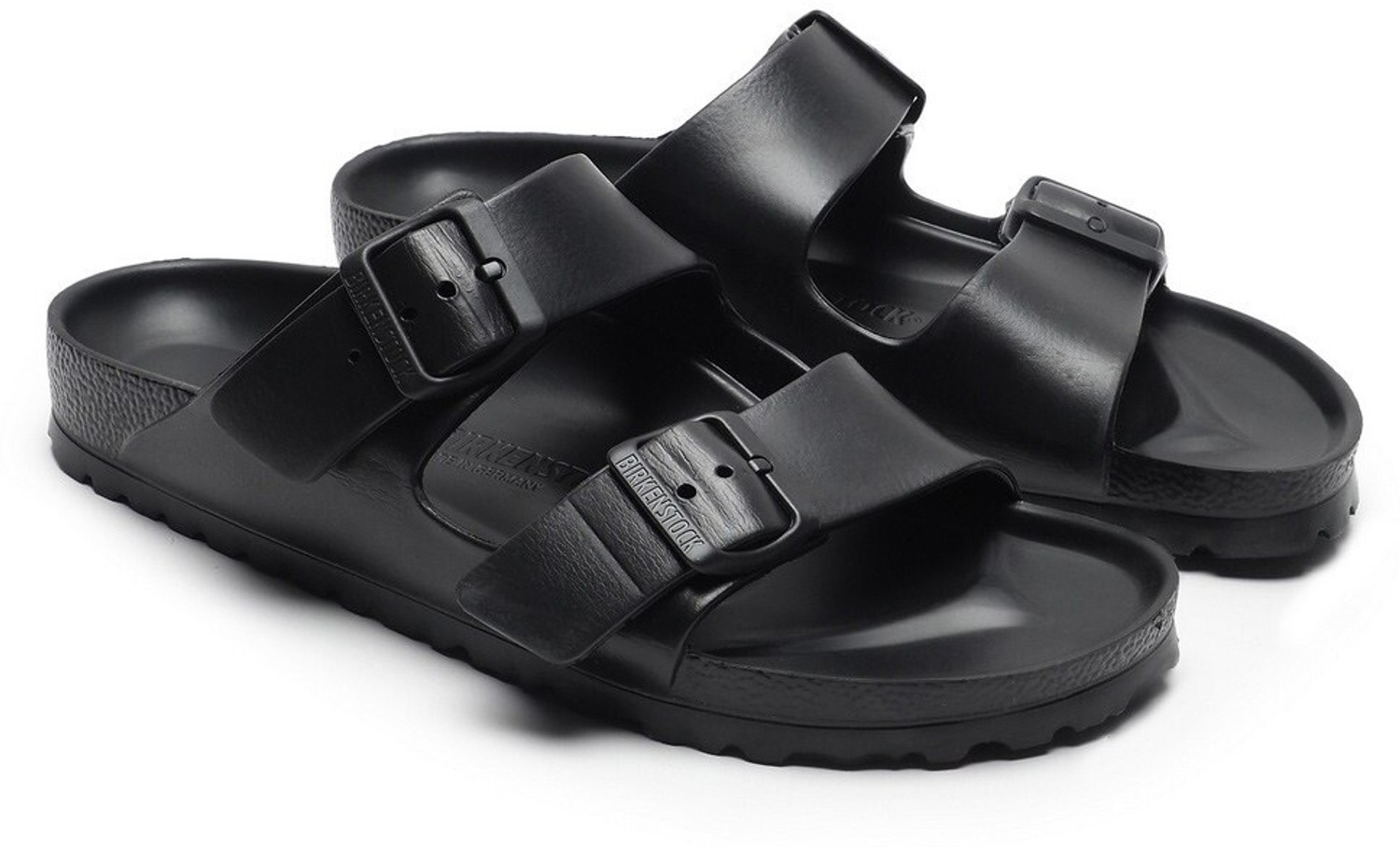 Image of BIRKENSTOCK Men Slides (Black , 10)