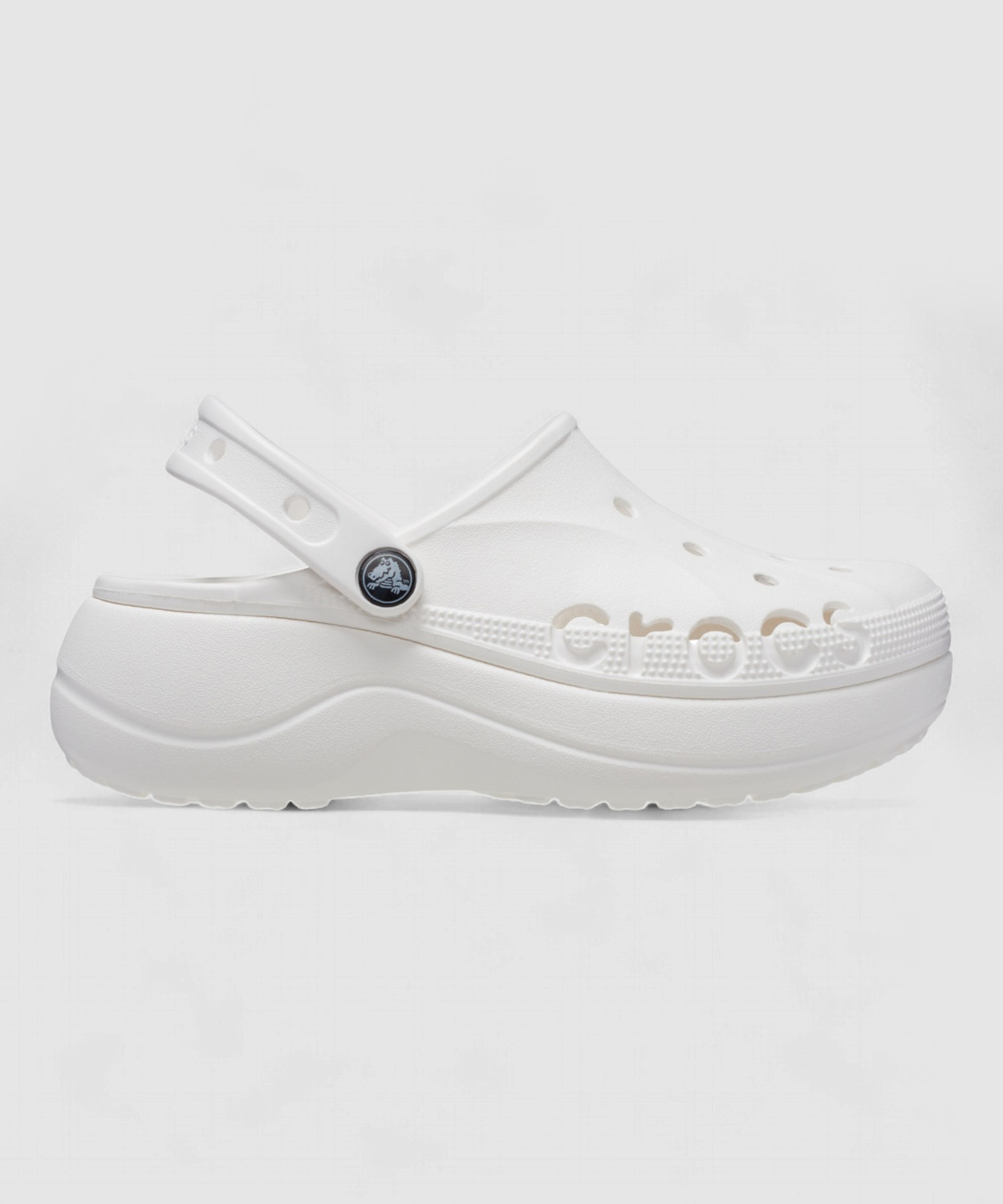 CROCS Baya Platform Women Clogs White - Image 6