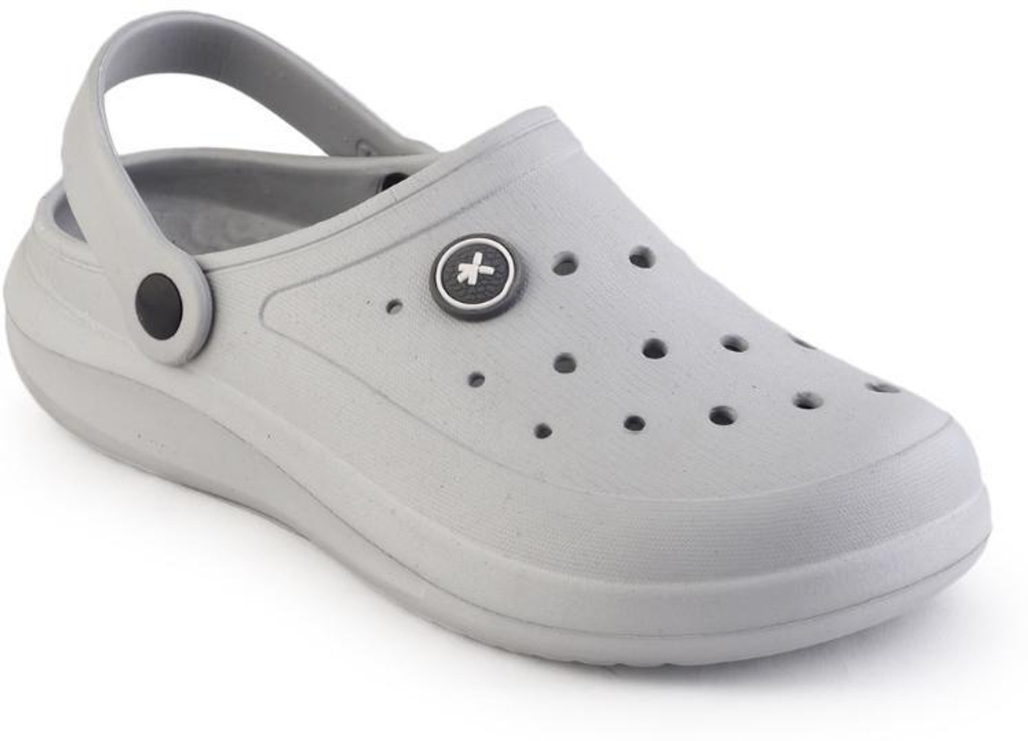 Image of HRX by Hrithik Roshan Men Clogs Sandal (Grey , 10)