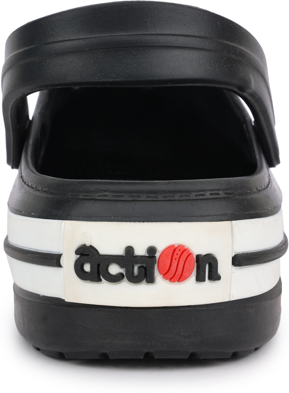 Image of action Men ONTC-02 Clogs Sandal (Black, Grey , 6)