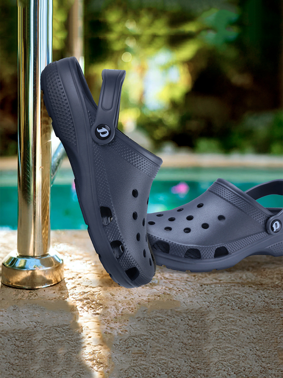 Image of CAPEMODA Men Clogs Sandal (Navy , 9)