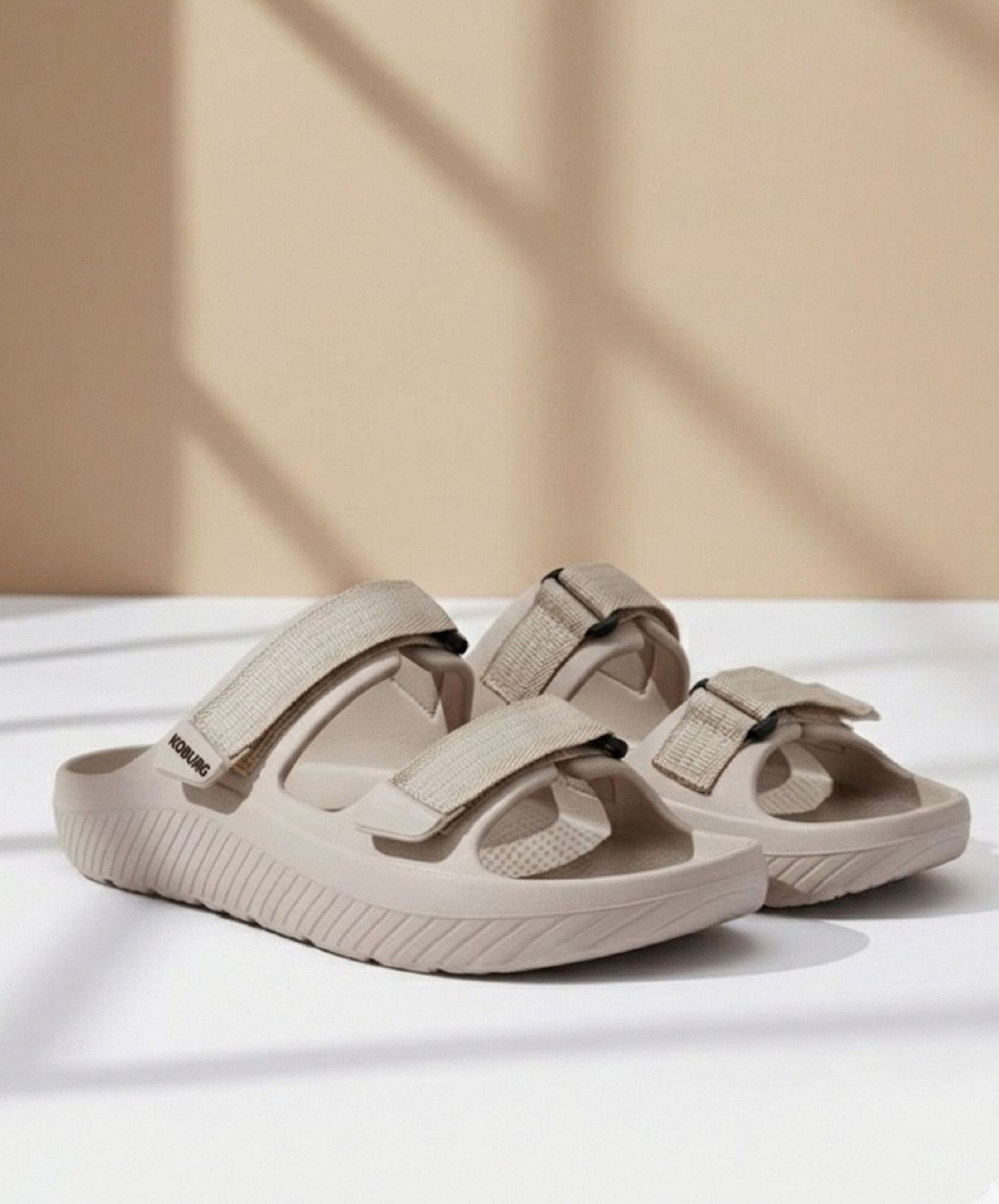 Image of HRX by Hrithik Roshan Men Clogs Sandal (White , 11)